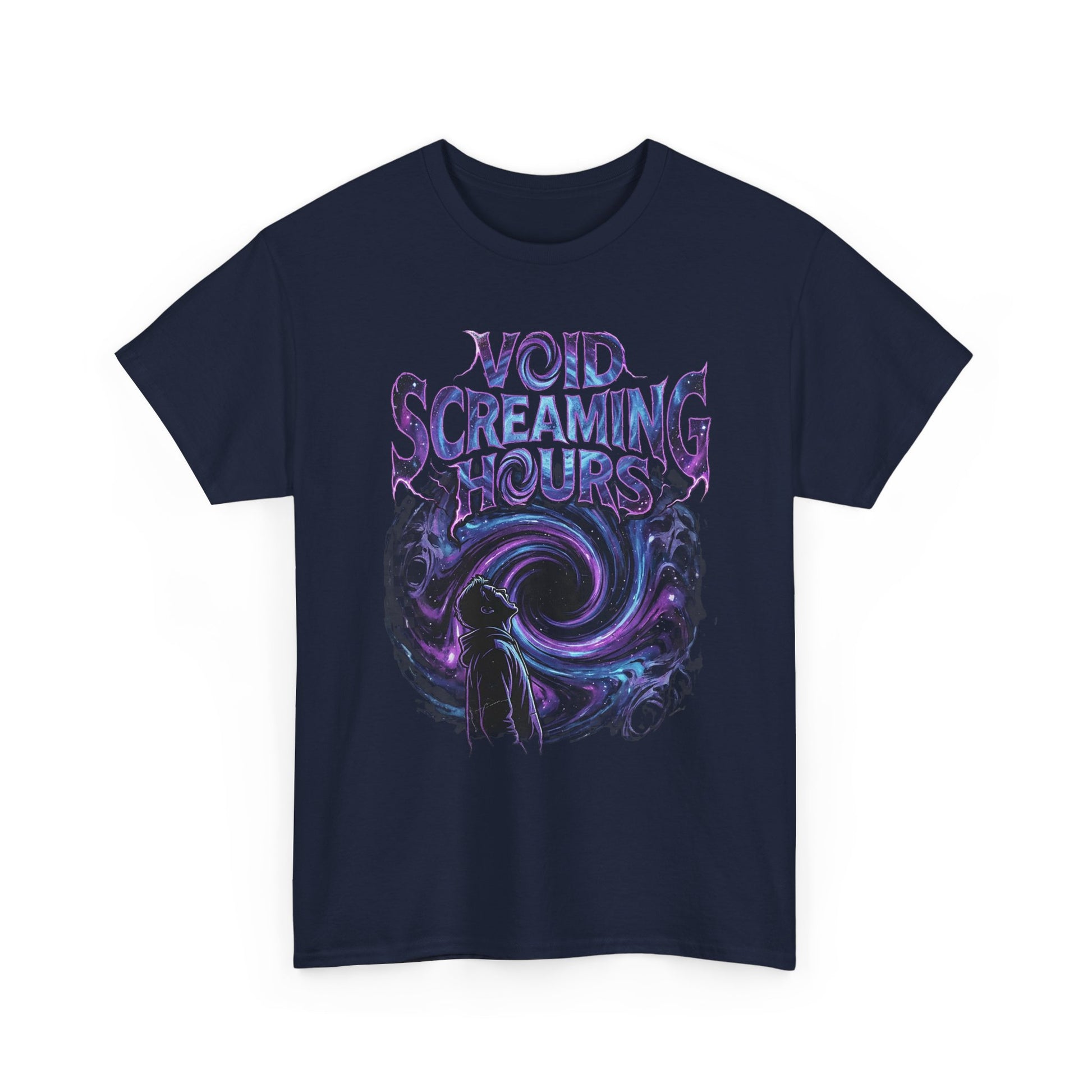 Void Screaming Hours Tee — Gothic Cosmic Horror T‑Shirt