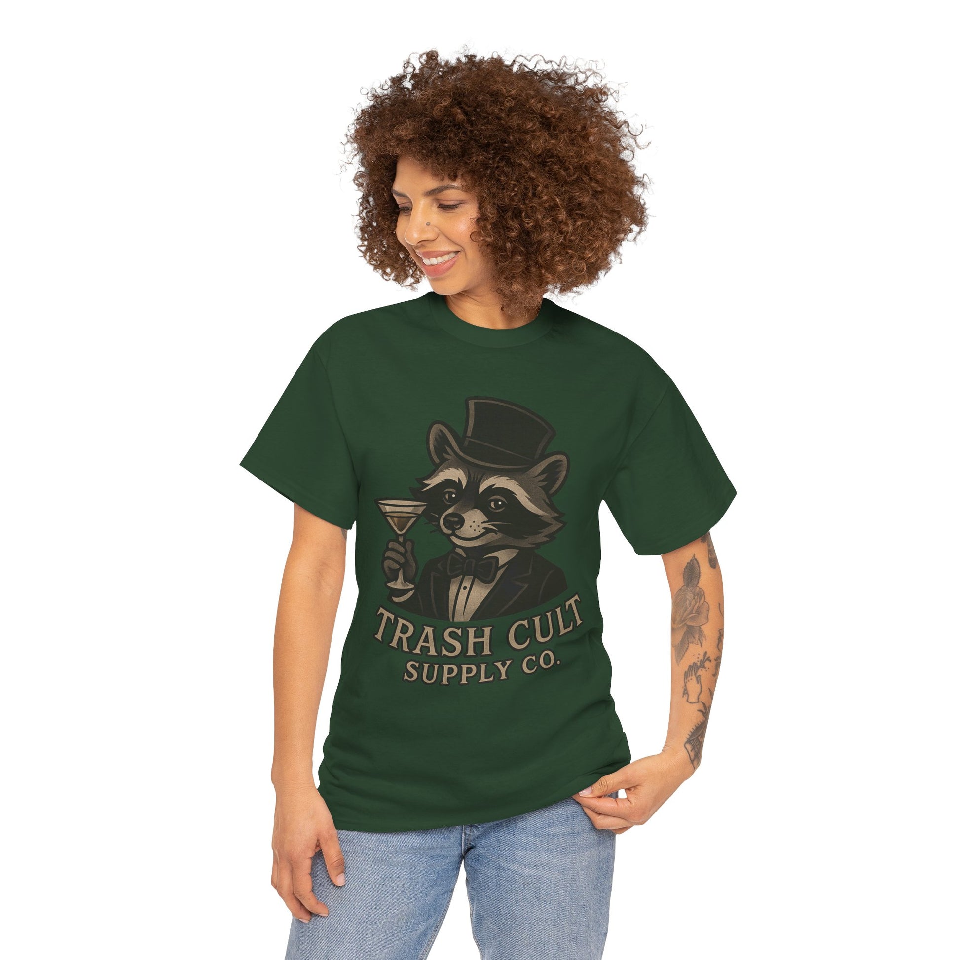 Playboy Raccoon Neo-Traditional Tattoo Shirt – Trash Cult Supply Co.