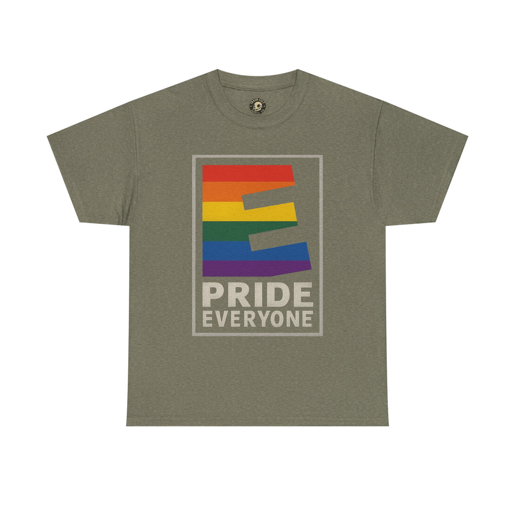 Pride “E for Everyone” T-Shirt – LGBTQ+ Inclusivity Graphic | Gildan 5000