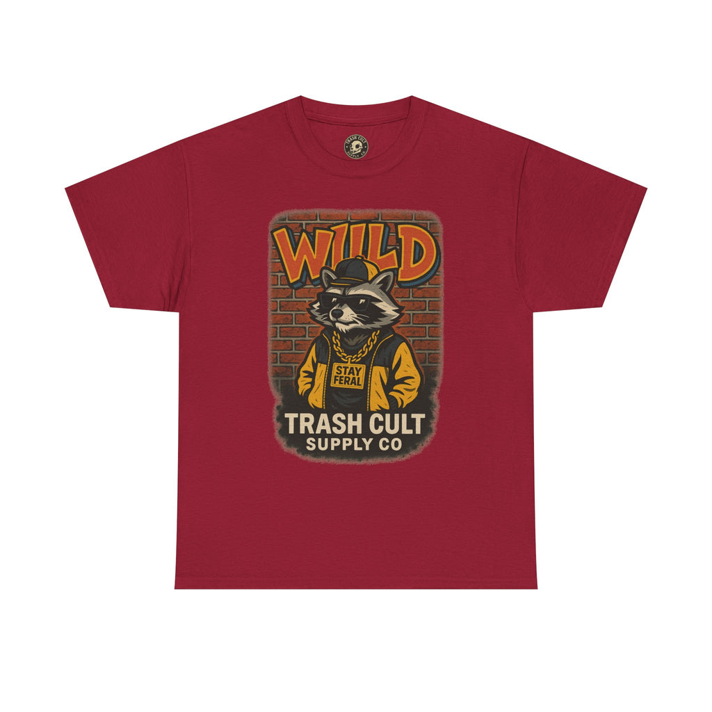 Wild Trash Cult Unisex Tee, Retro Animal T-Shirt, Graphic Tee, Eco-Conscious Apparel, Gift for Nature Lovers, Casual Streetwear
