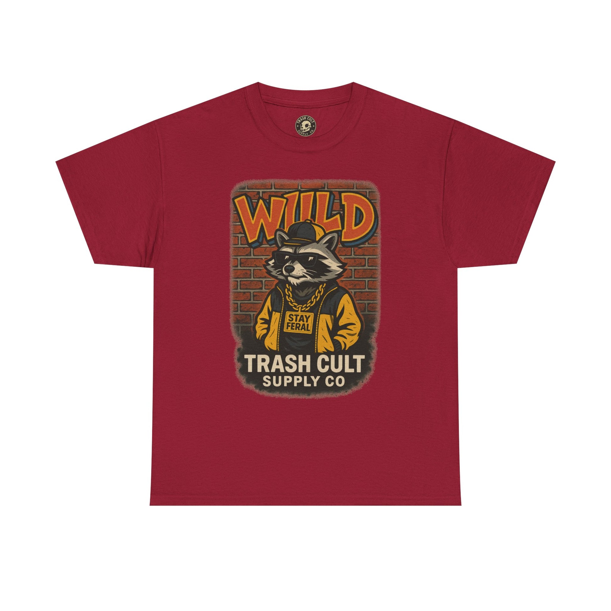 Wild Trash Cult Unisex Tee, Retro Animal T-Shirt, Graphic Tee, Eco-Conscious Apparel, Gift for Nature Lovers, Casual Streetwear