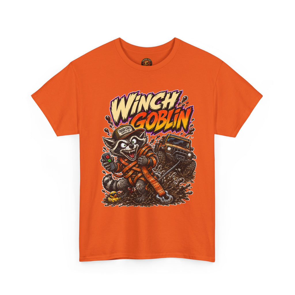 Winch Goblin Tee — Vintage Tow Truck Mechanic Graphic Shirt