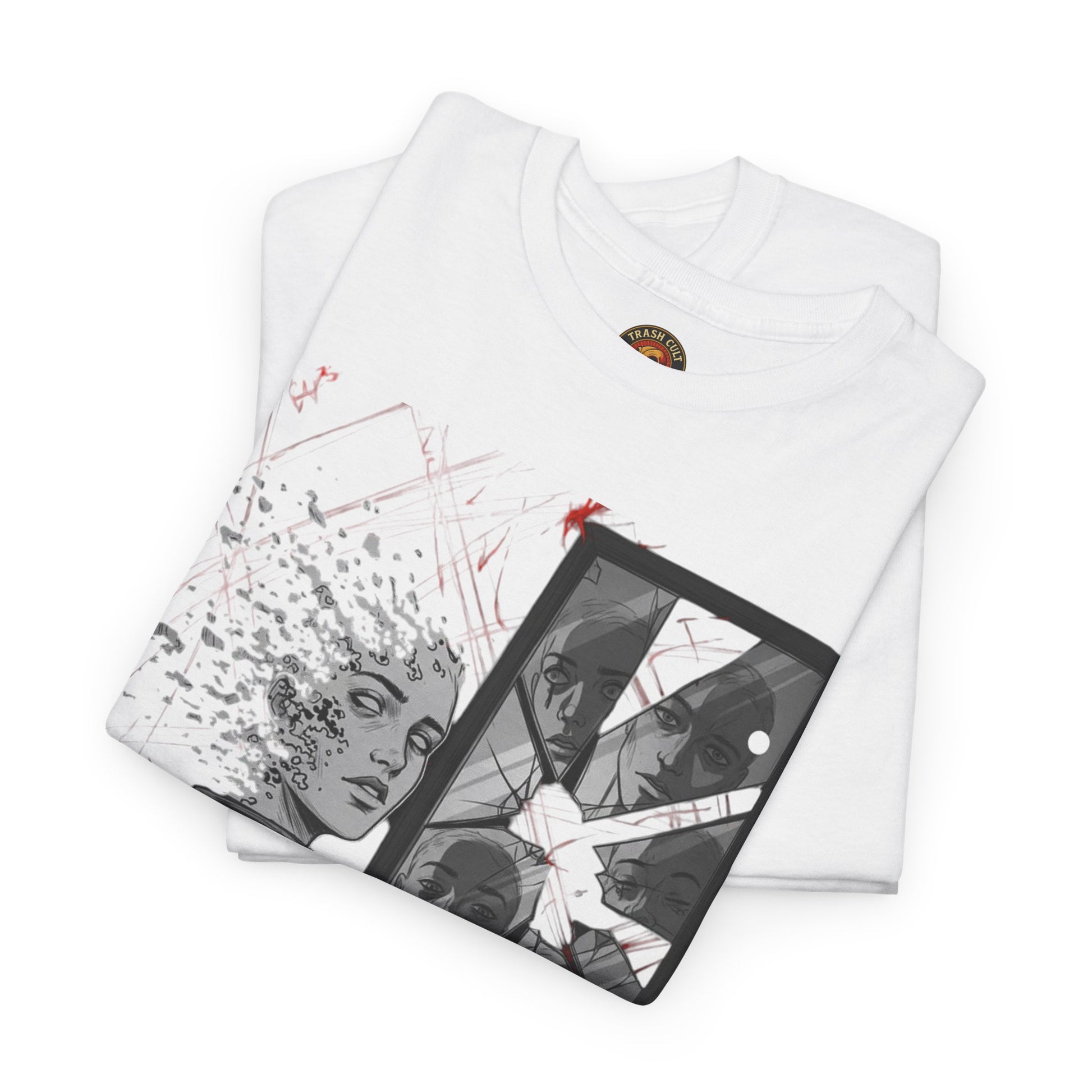 Xian Allen x Trash Cult Shirt – “Don’t Look Too Close” | Surreal Dark Art T-Shirt