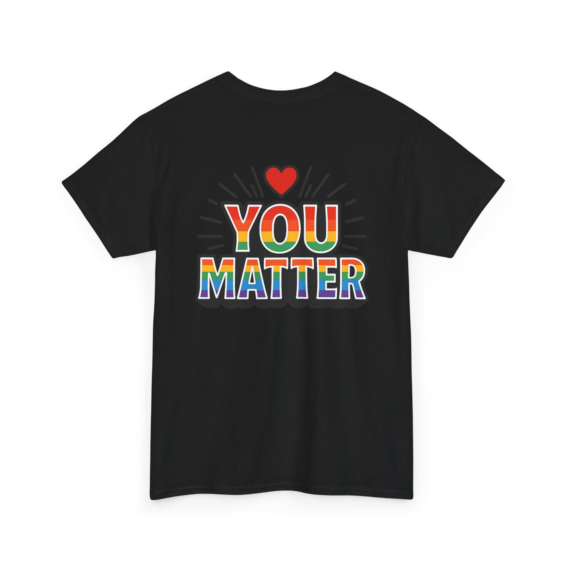 Heart Hands "You Matter" Tee – Pride Support Shirt, Kindness Graphic Tee, Gift of Encouragement