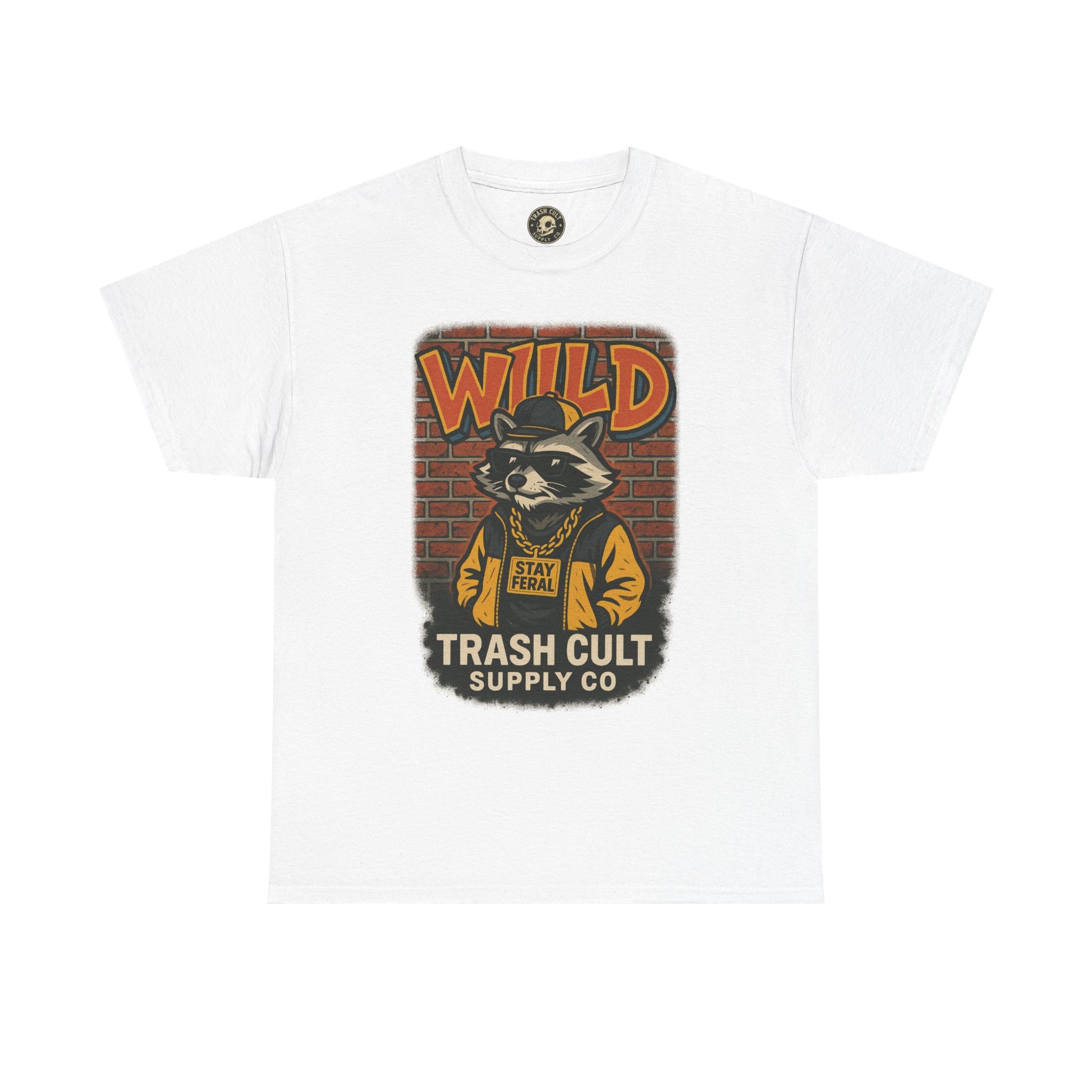Wild Trash Cult Unisex Tee, Retro Animal T-Shirt, Graphic Tee, Eco-Conscious Apparel, Gift for Nature Lovers, Casual Streetwear