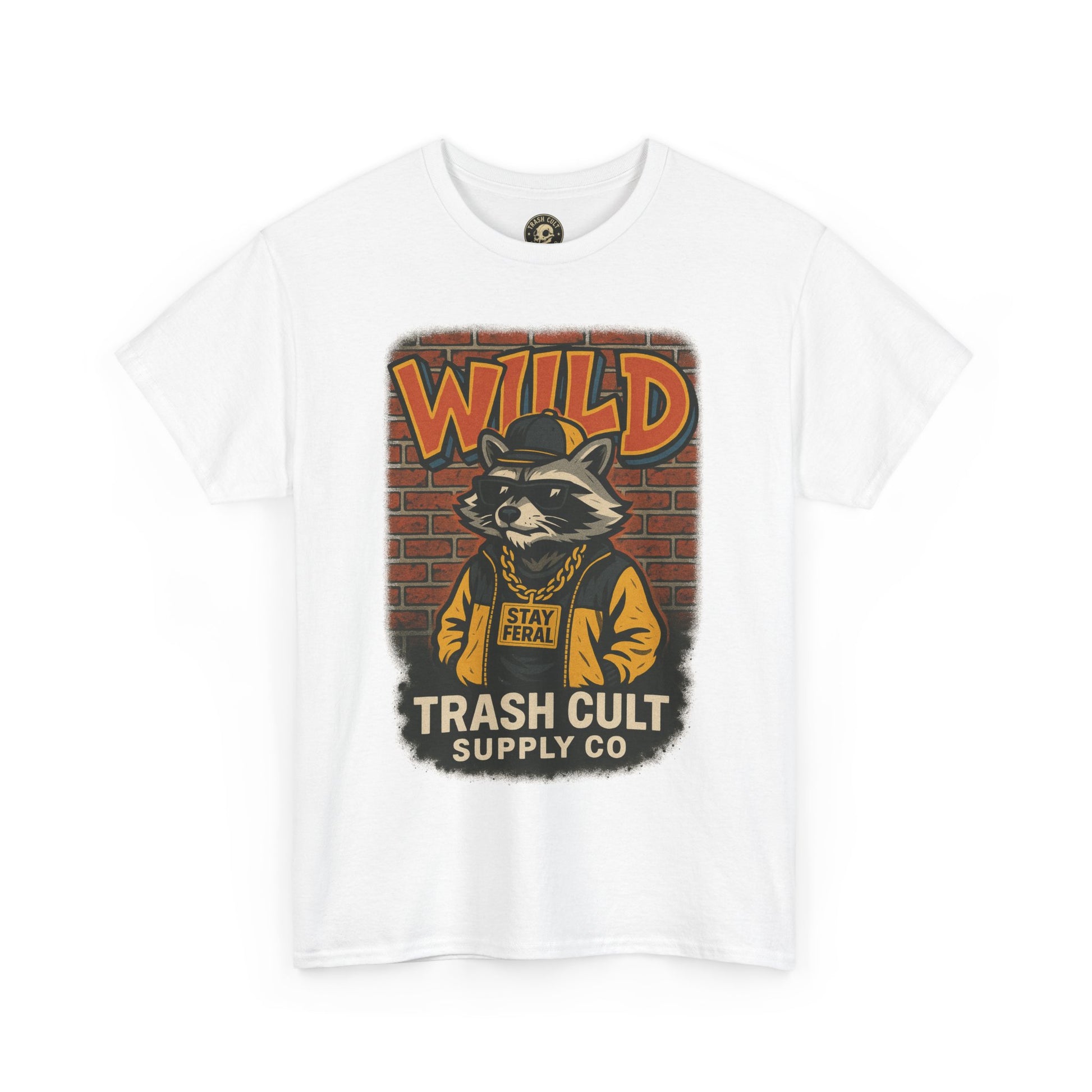 Wild Trash Cult Unisex Tee, Retro Animal T-Shirt, Graphic Tee, Eco-Conscious Apparel, Gift for Nature Lovers, Casual Streetwear