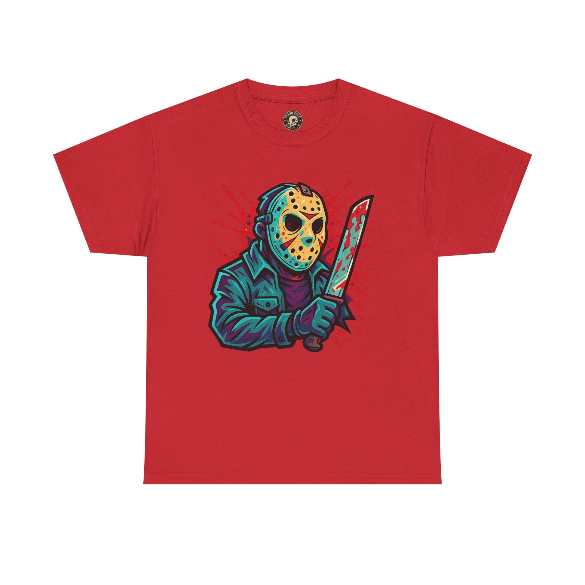 Jason Voorhees Graffiti Shirt – New School Horror Art on Gildan 5000