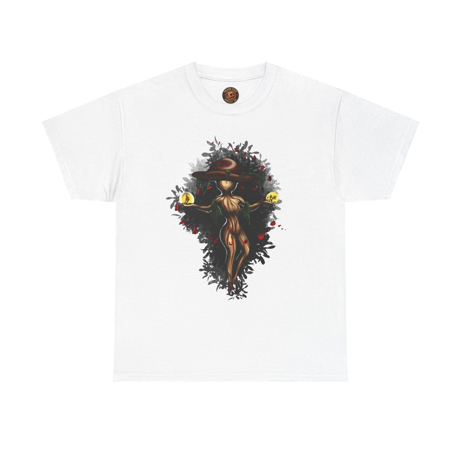 Mushroom Spirit T-Shirt – Lara Davenport x Trash Cult Supply Co. Collab (Gildan 5000)