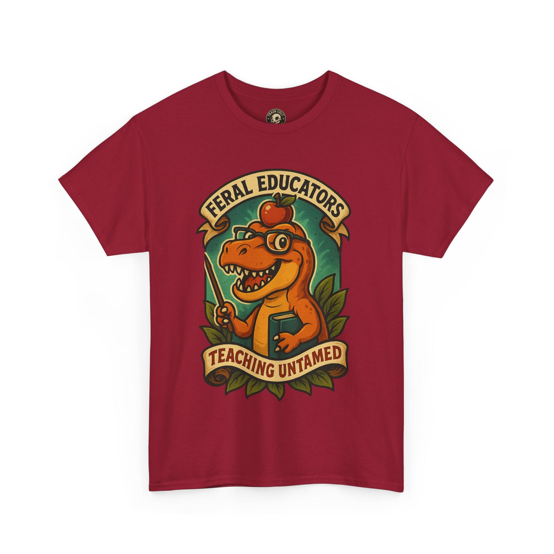 Feral Educators Tee, Fun Teacher Shirt, Unisex Cotton Tee, Gift for Educators, Classroom Apparel, Teacher Appreciation Day