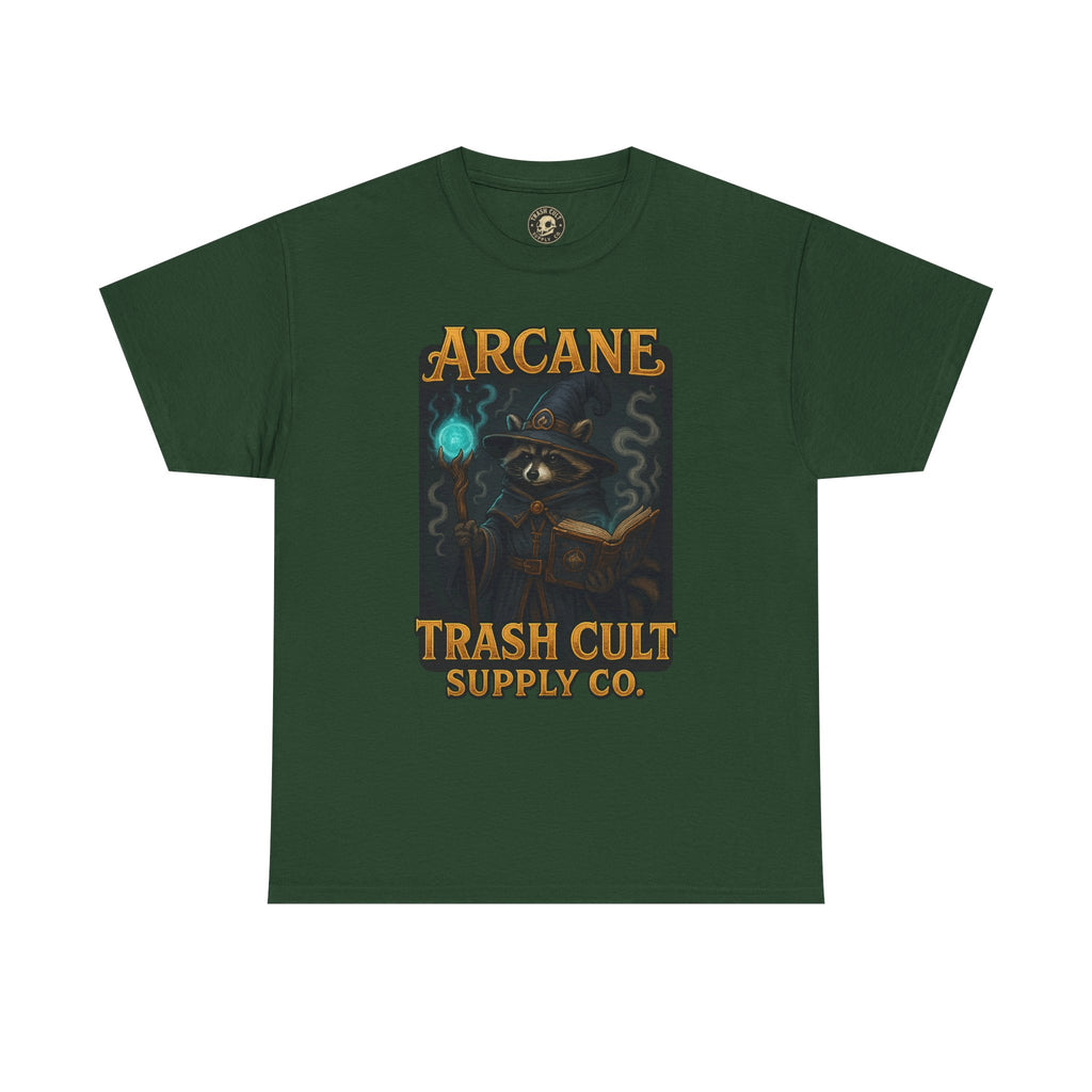 Arcane Trash Cult Unisex Heavy Cotton Tee, Cult Merchandise, Witchy Style, Halloween Tee, Casual Everyday Wear
