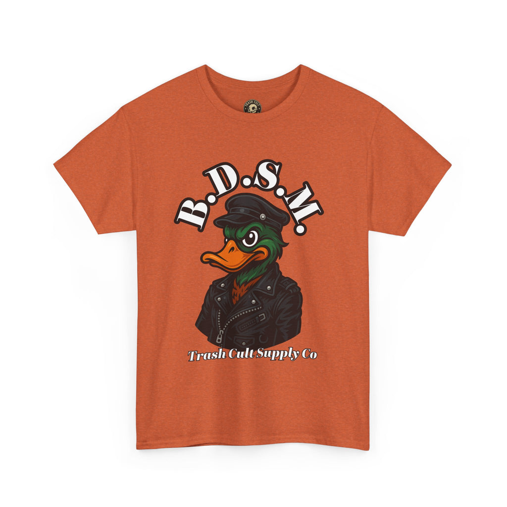BDSM Mallard Duck Biker Shirt – Funny Biker Duck Tee on Gildan 5000
