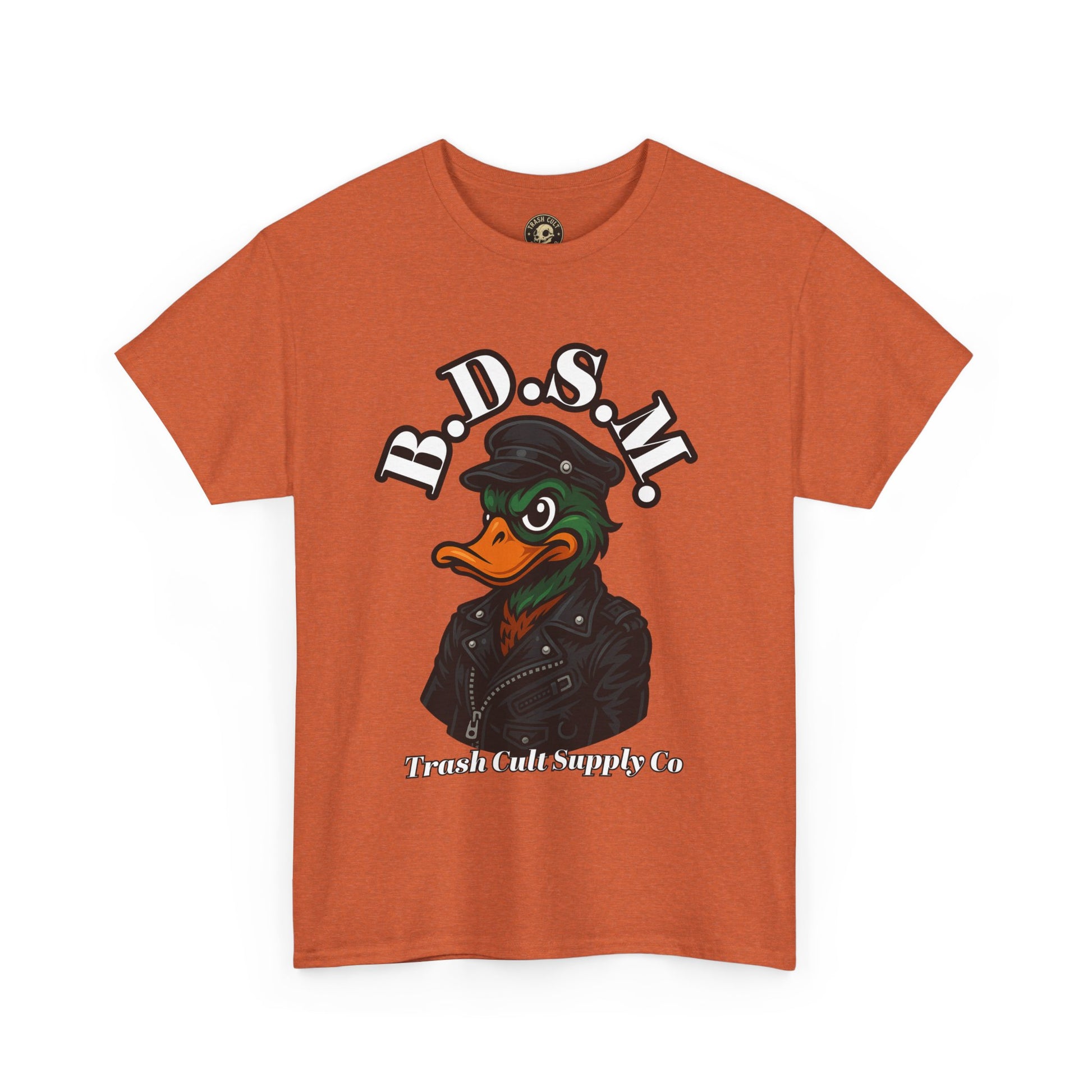BDSM Mallard Duck Biker Shirt – Funny Biker Duck Tee on Gildan 5000