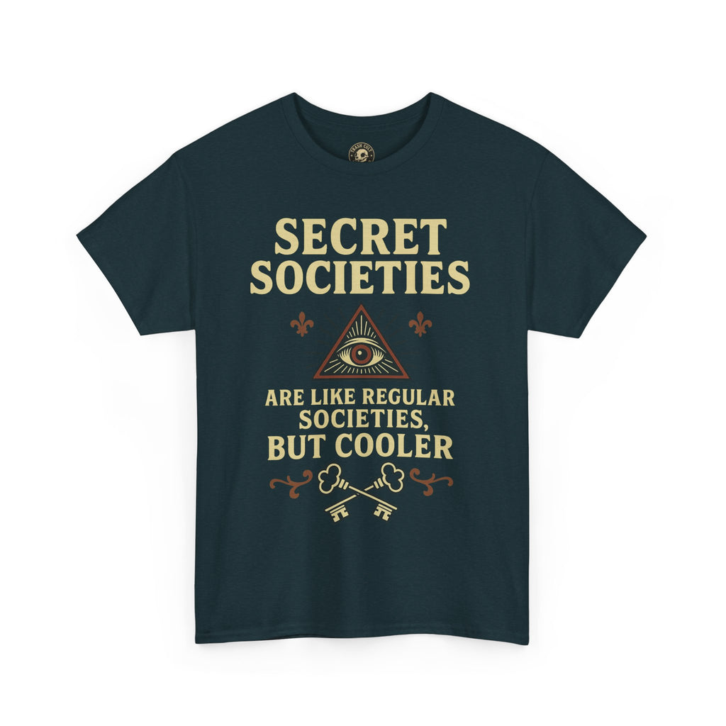Secret Societies Shirt – Illuminati Eye Graphic Tee – Gildan 5000 Soft Cotton – Trash Cult Vintage Design