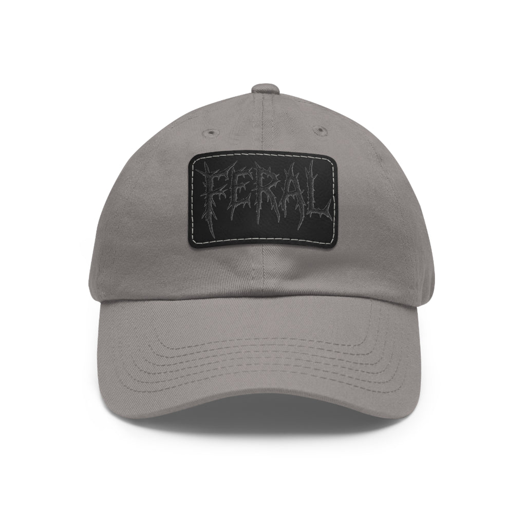 FERAL Embroidered Leather Patch Hat – Trash Cult Supply Co.