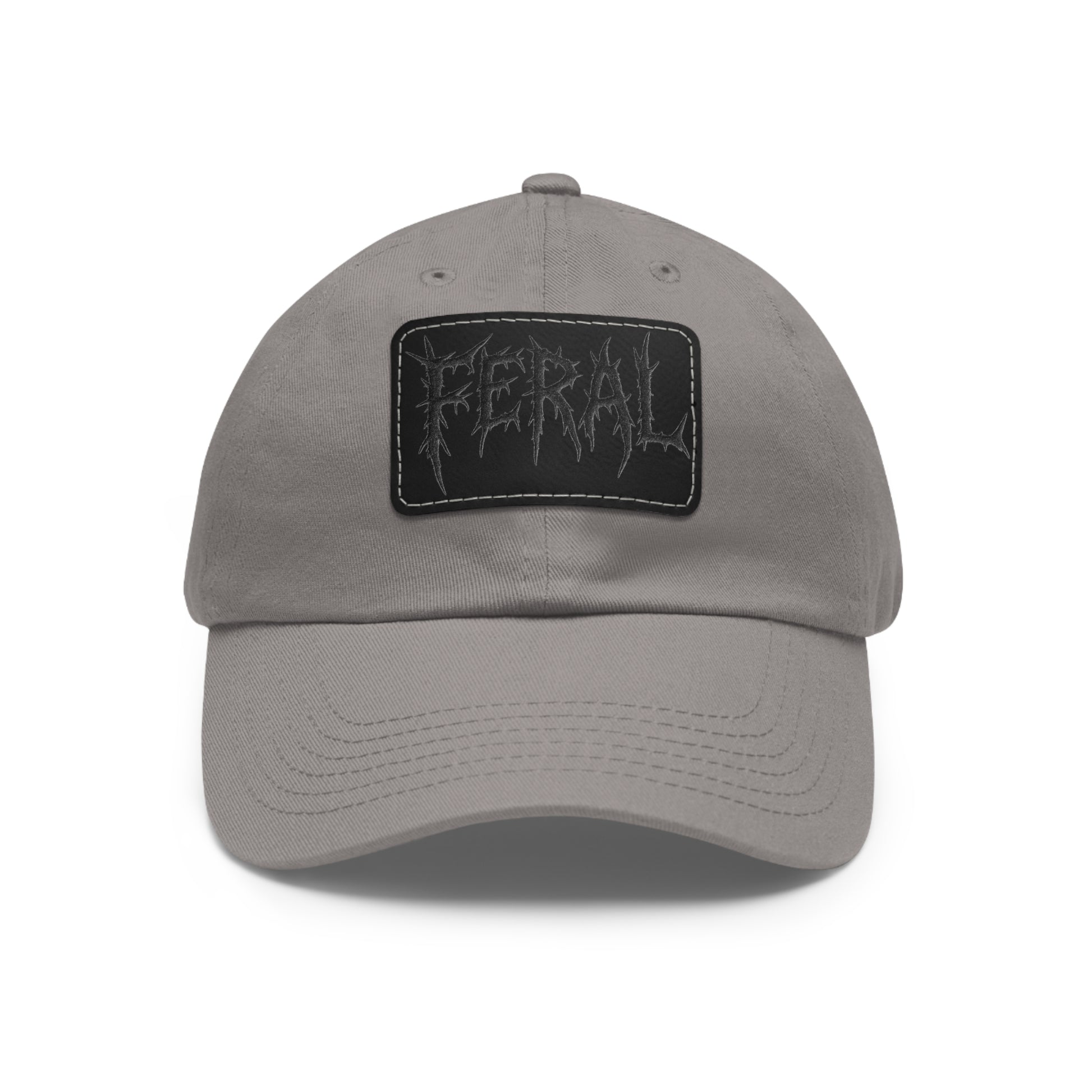 FERAL Embroidered Leather Patch Hat – Trash Cult Supply Co.