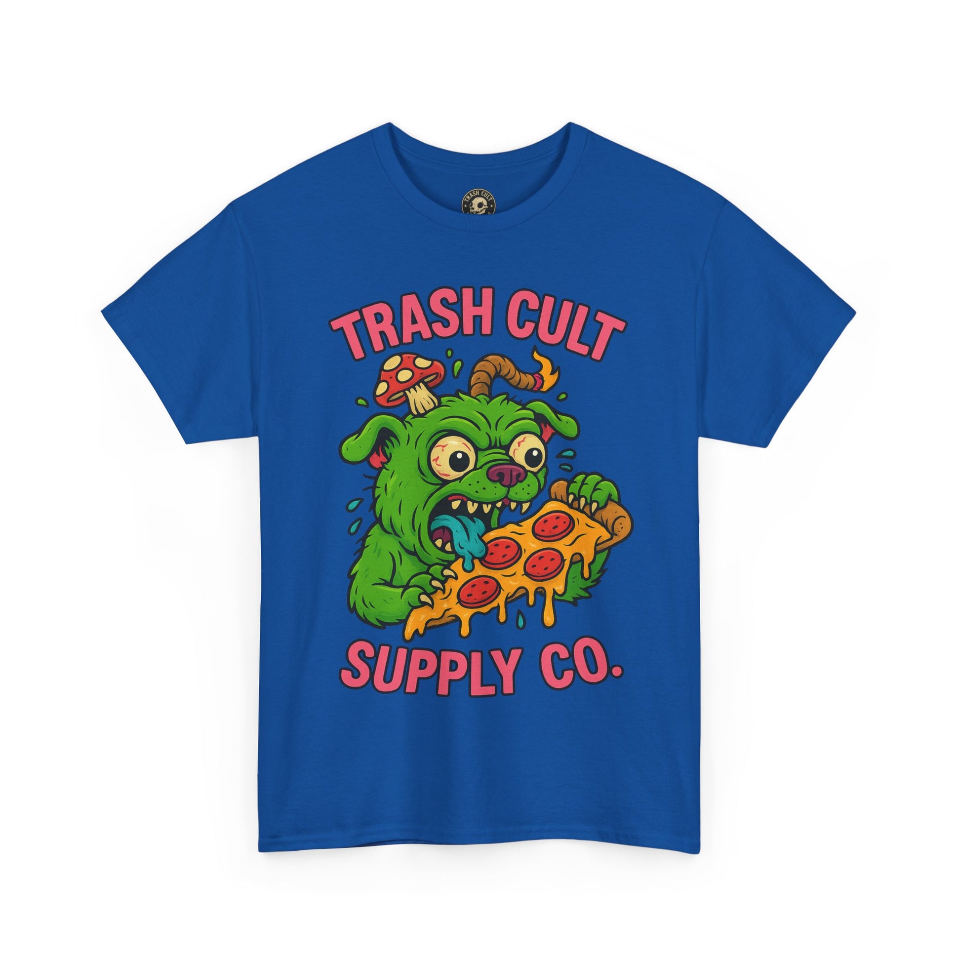 Feral Pizza Monster Shirt – Trash Cult Supply Co | Gildan 5000 Graphic Tee