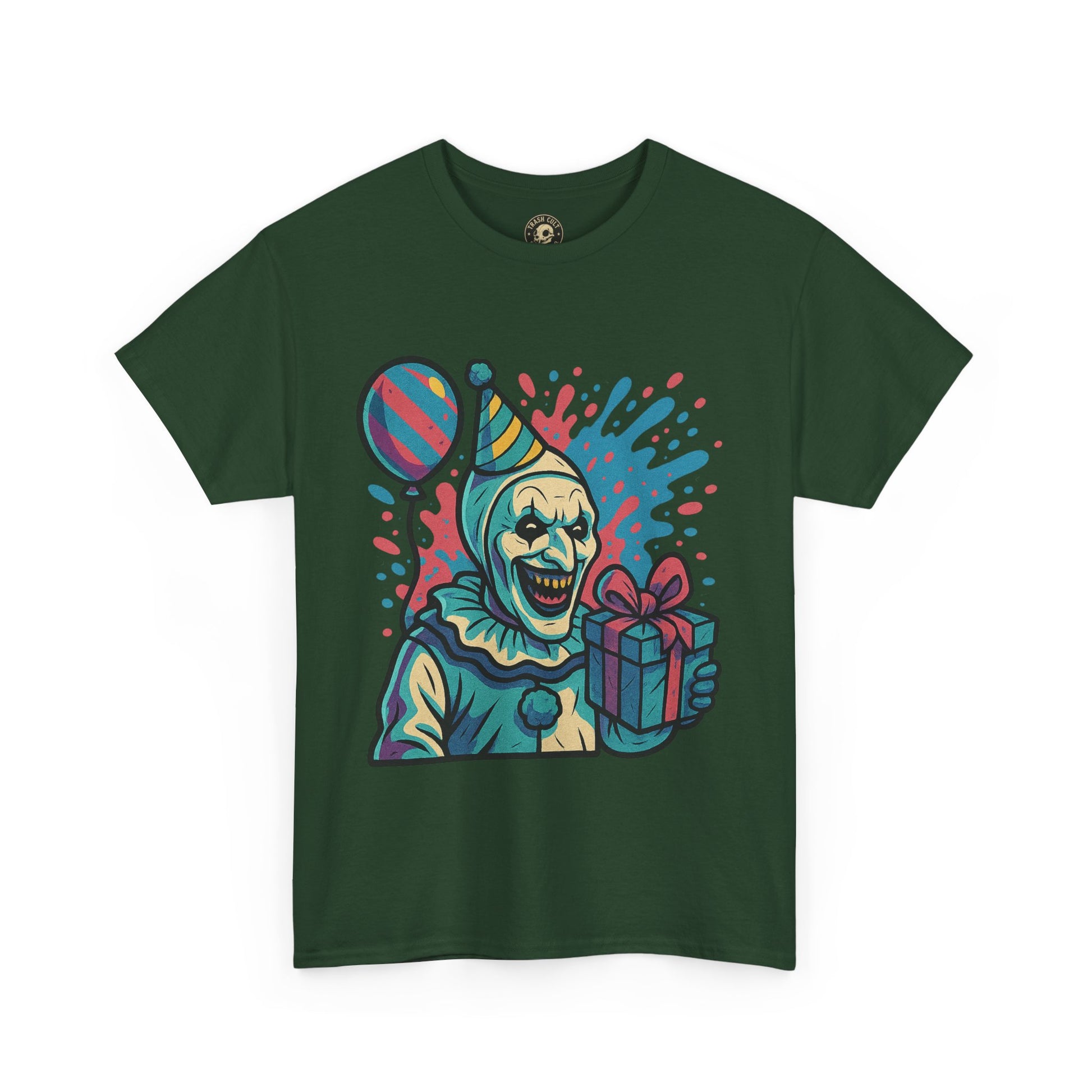 Art the Clown Birthday Shirt – New School Graffiti Horror Tee on Gildan 5000
