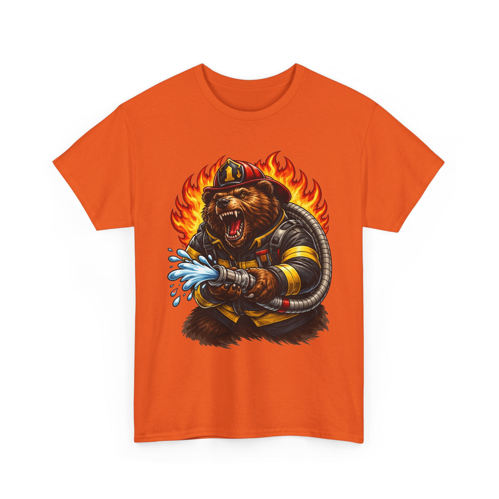 Firefighter Bear T-Shirt – Brave Fireman Graphic Tee