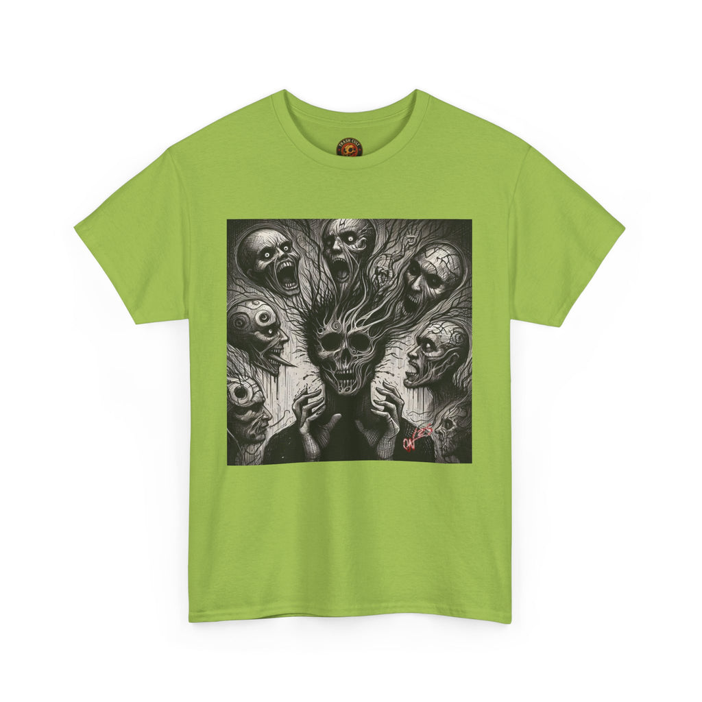 Xian Allen x Trash Cult Shirt – “Voices in the Void” | Horror Skull Scream T-Shirt