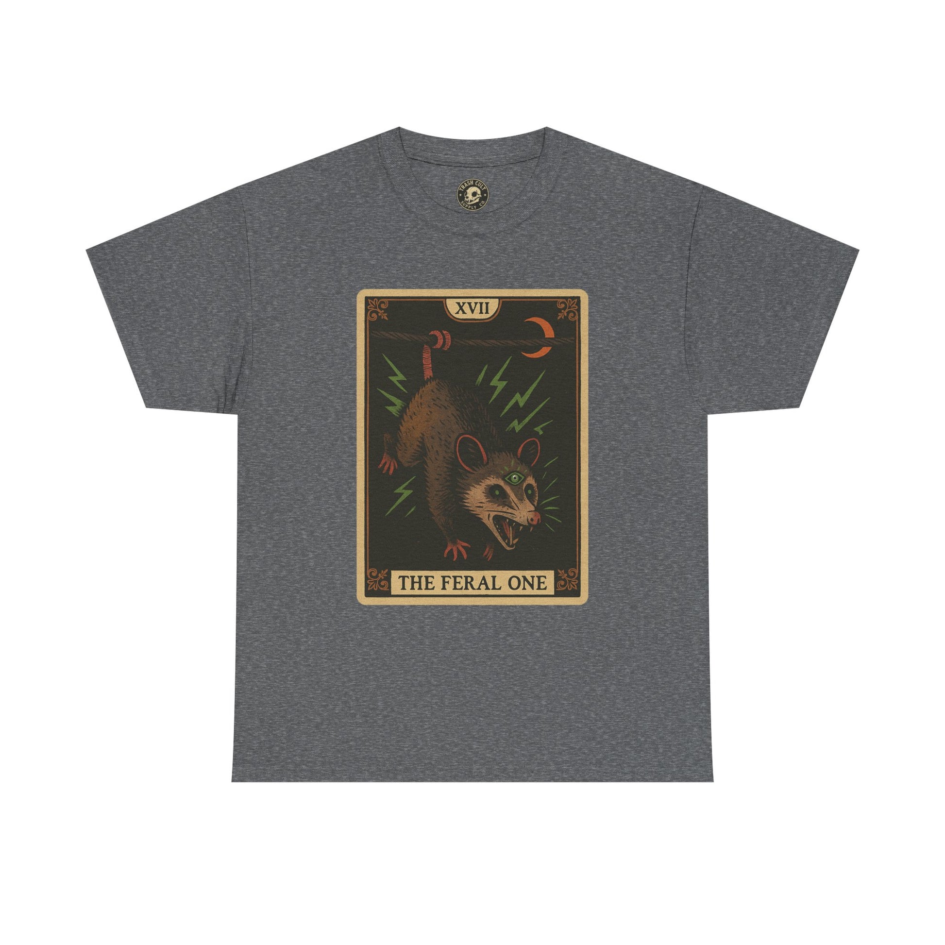 Feral One Graphic Tee - Quirky Unisex T-Shirt, Vintage Inspired, Animal Art, Casual Wear, Gifts for Him/Her