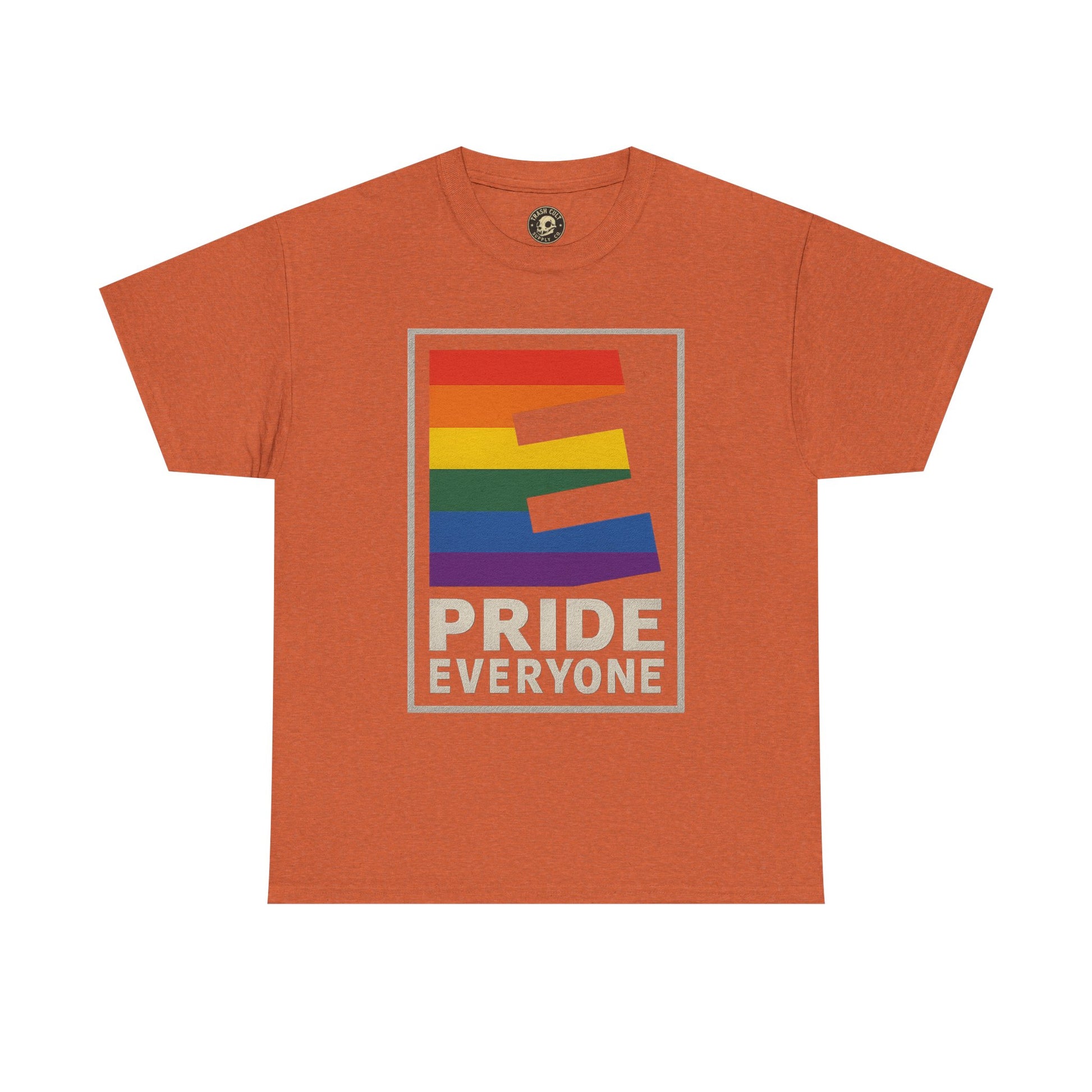 Pride “E for Everyone” T-Shirt – LGBTQ+ Inclusivity Graphic | Gildan 5000