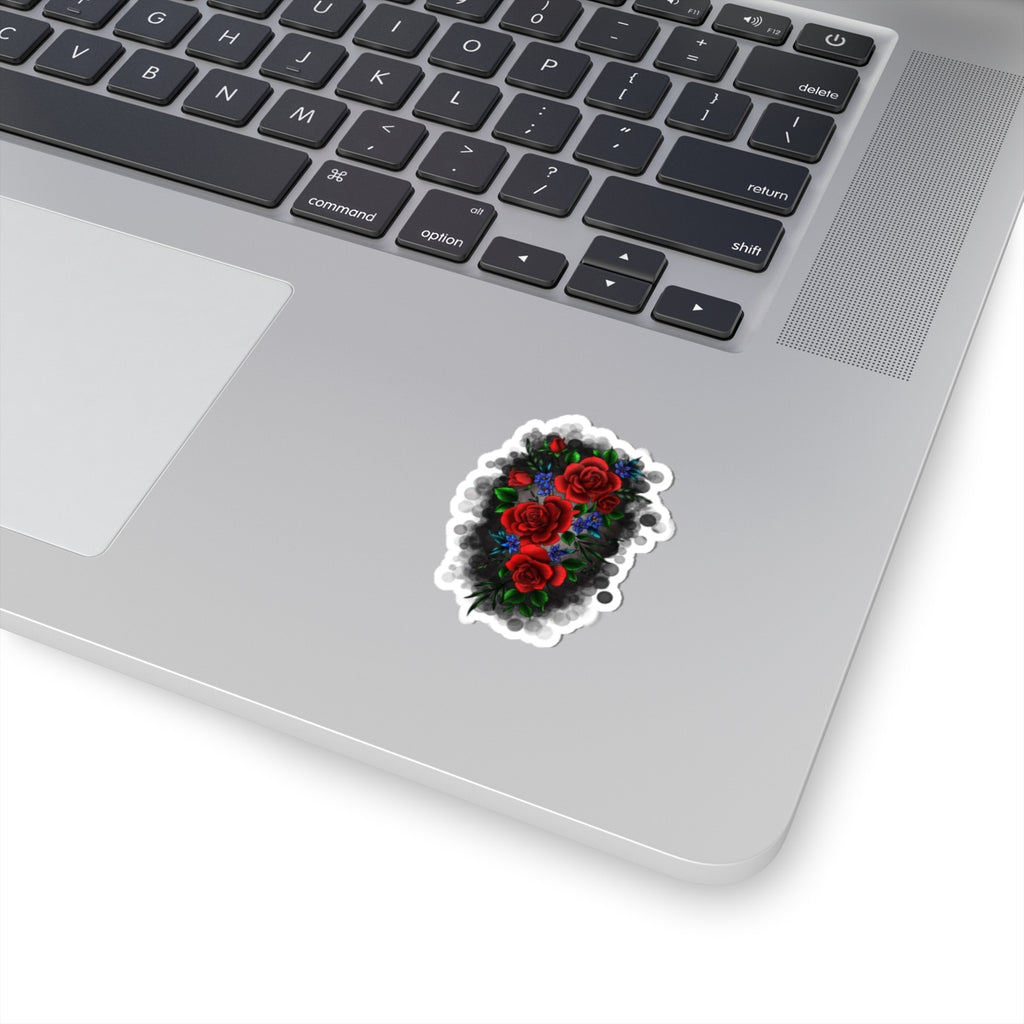 Floral Smoke Rose Sticker – Lara Davenport x Trash Cult