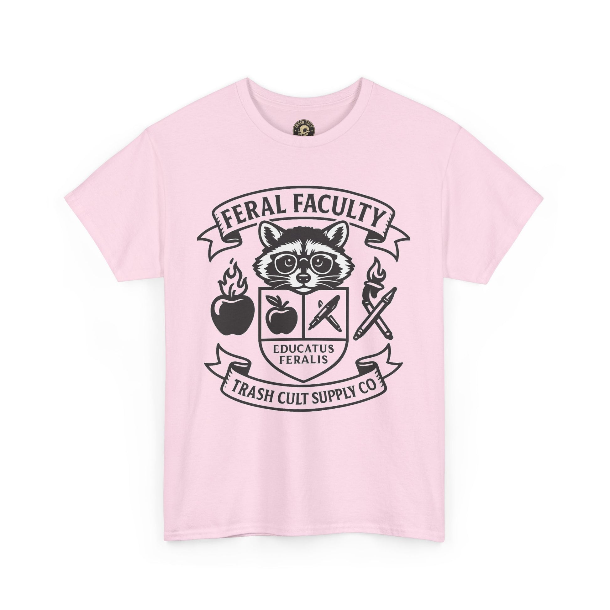 Feral Faculty Tee, Fun Teacher Shirt, Animal Lover Gift, Cool Graphic Tee, Casual Everyday Wear, Unisex Cotton T-Shirt