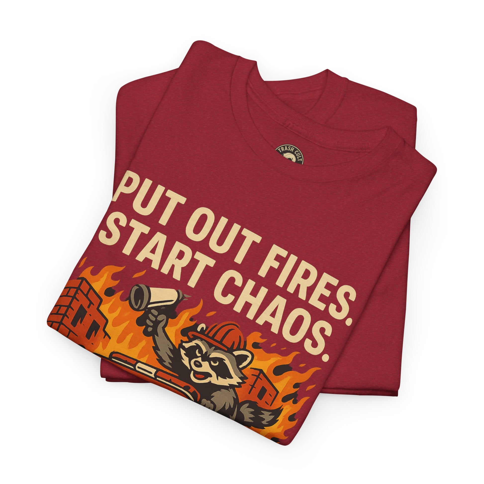 Put Out Fires Start Chaos Unisex Heavy Cotton Tee | Funny Firefighter Shirt | Casual Wear | Gift for Firefighter Lovers, Firefighter [...]