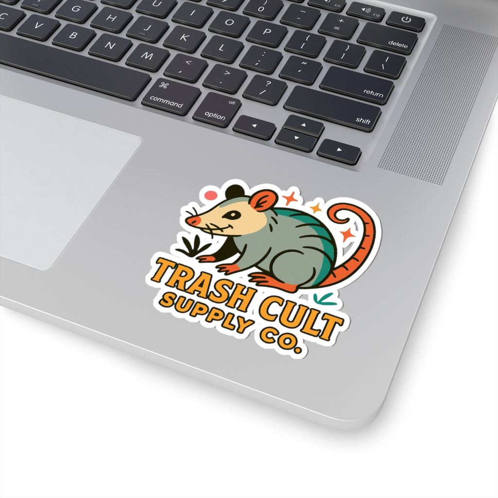 Trash Cult Supply Co. Kiss-Cut Stickers - Fun & Quirky Animal Design for Personalization, Decor, Gifts, Scrapbooking, Journaling