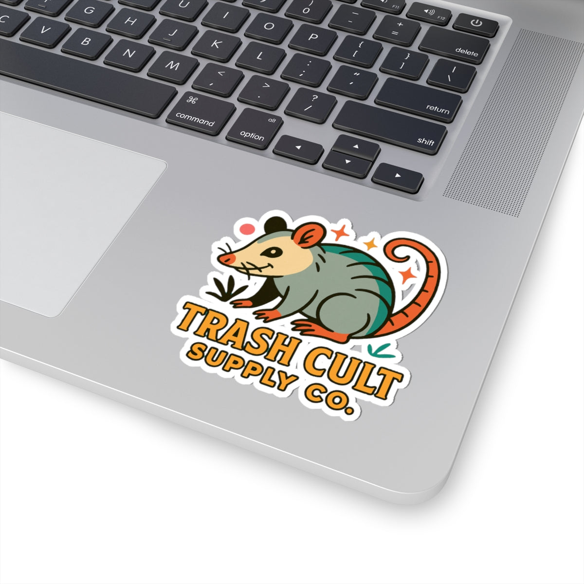 Trash Cult Supply Co. Kiss-Cut Stickers - Fun & Quirky Animal Design for Personalization, Decor, Gifts, Scrapbooking, Journaling
