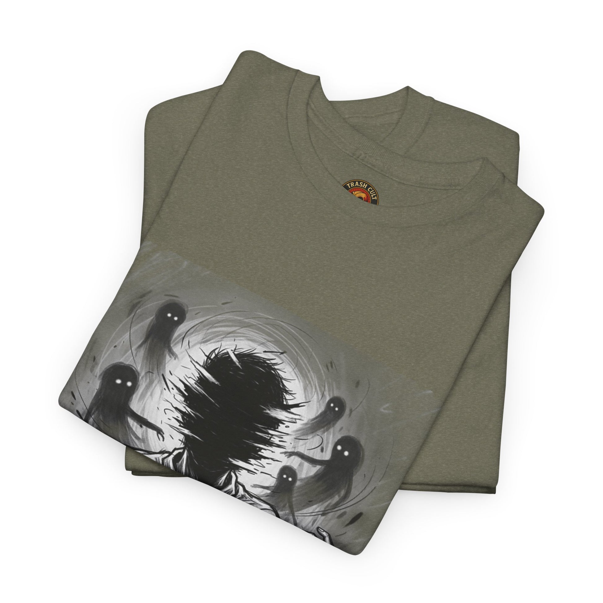 Xian Allen x Trash Cult Shirt – “Don’t Let Them In” | Ghost Spiral Emotional Horror Tee