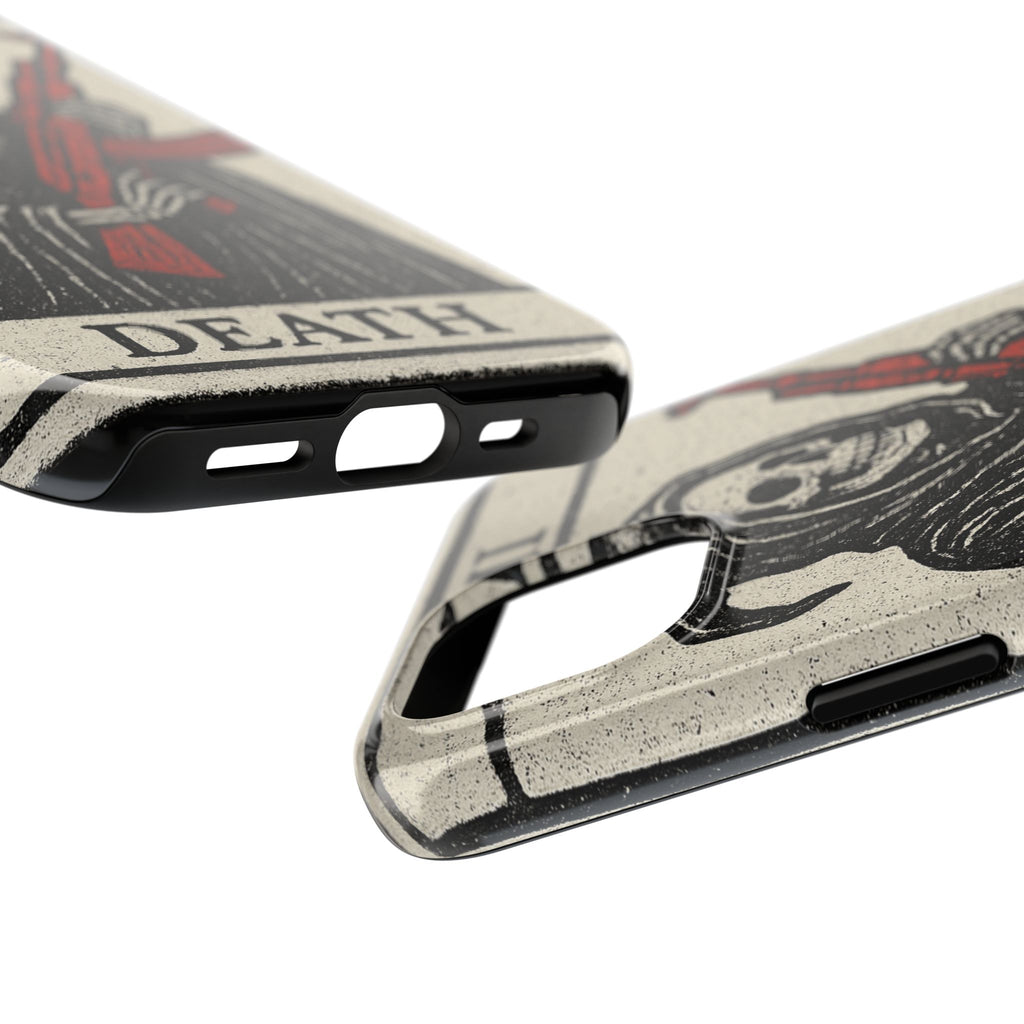 Grim Reaper Phone Case, Tough Phone Case for Gamers, Unique Smartphone Accessories, Halloween Decor, Death-Inspired Gift