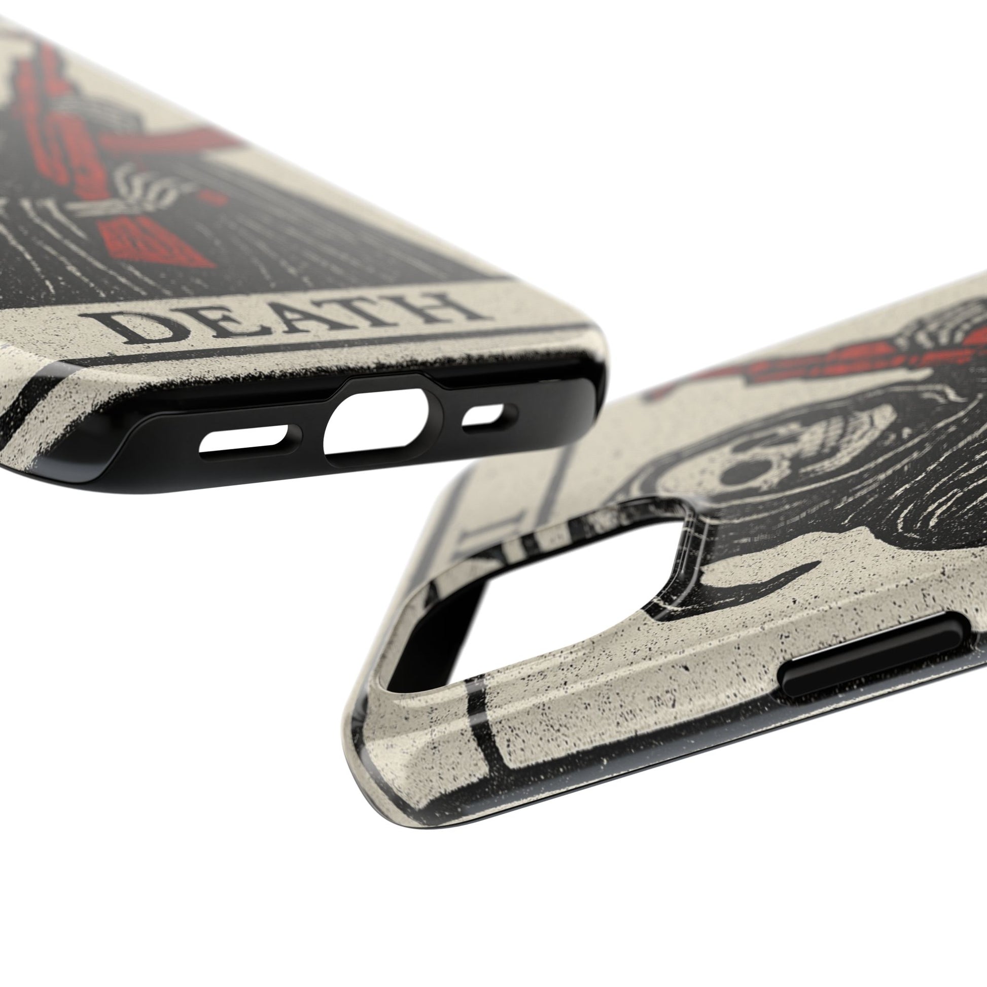 Grim Reaper Phone Case, Tough Phone Case for Gamers, Unique Smartphone Accessories, Halloween Decor, Death-Inspired Gift