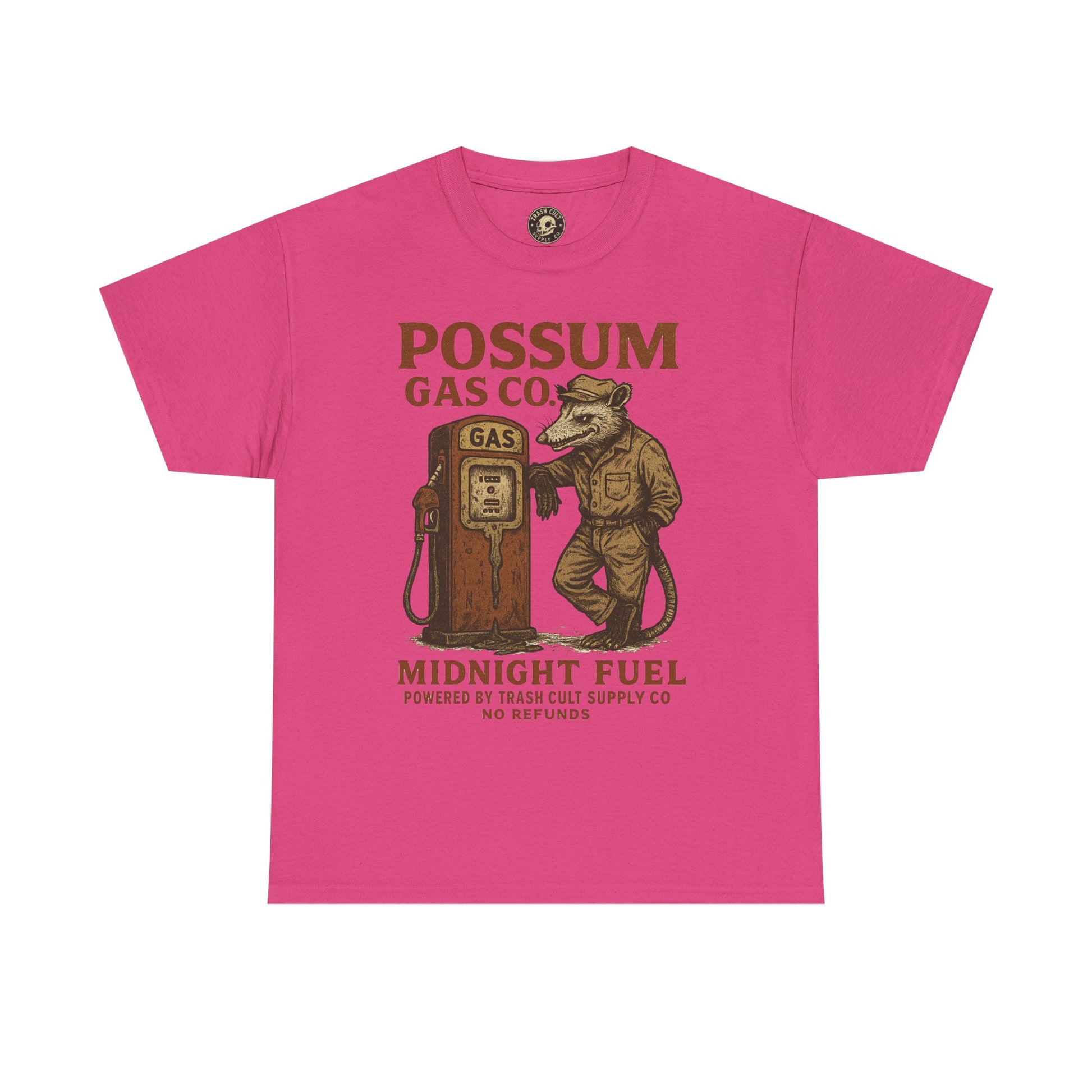 Possum Gas Co. Vintage Feral Mechanic Shirt – Trash Cult Supply Co. – Gildan 5000