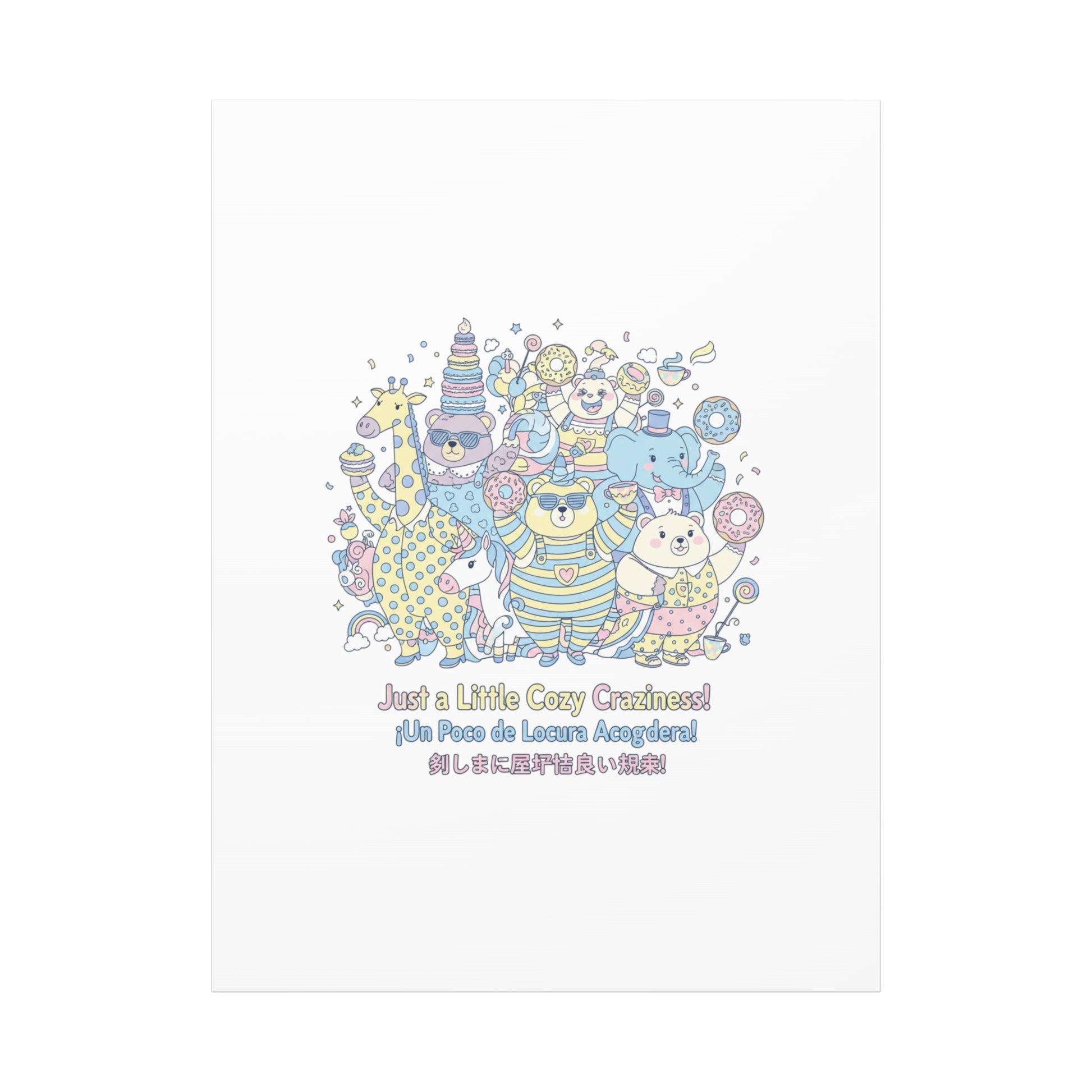 Cozy Craziness Canvas | mildly unhinged cute, whimsical weird