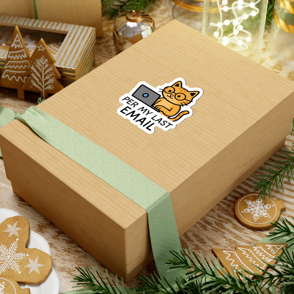 Funny Cat Laptop Stickers, Perfect for Office Humor, Gifts for Cat Lovers, Decorative Vinyl, Planner Accessories, Gift Wrap