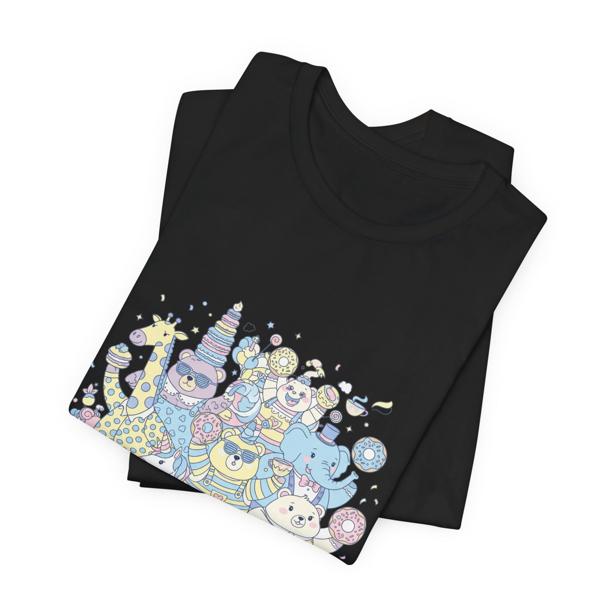 Chaotic Kawaii Tiny Monster Tee, absurd cute pastel whimsical weird