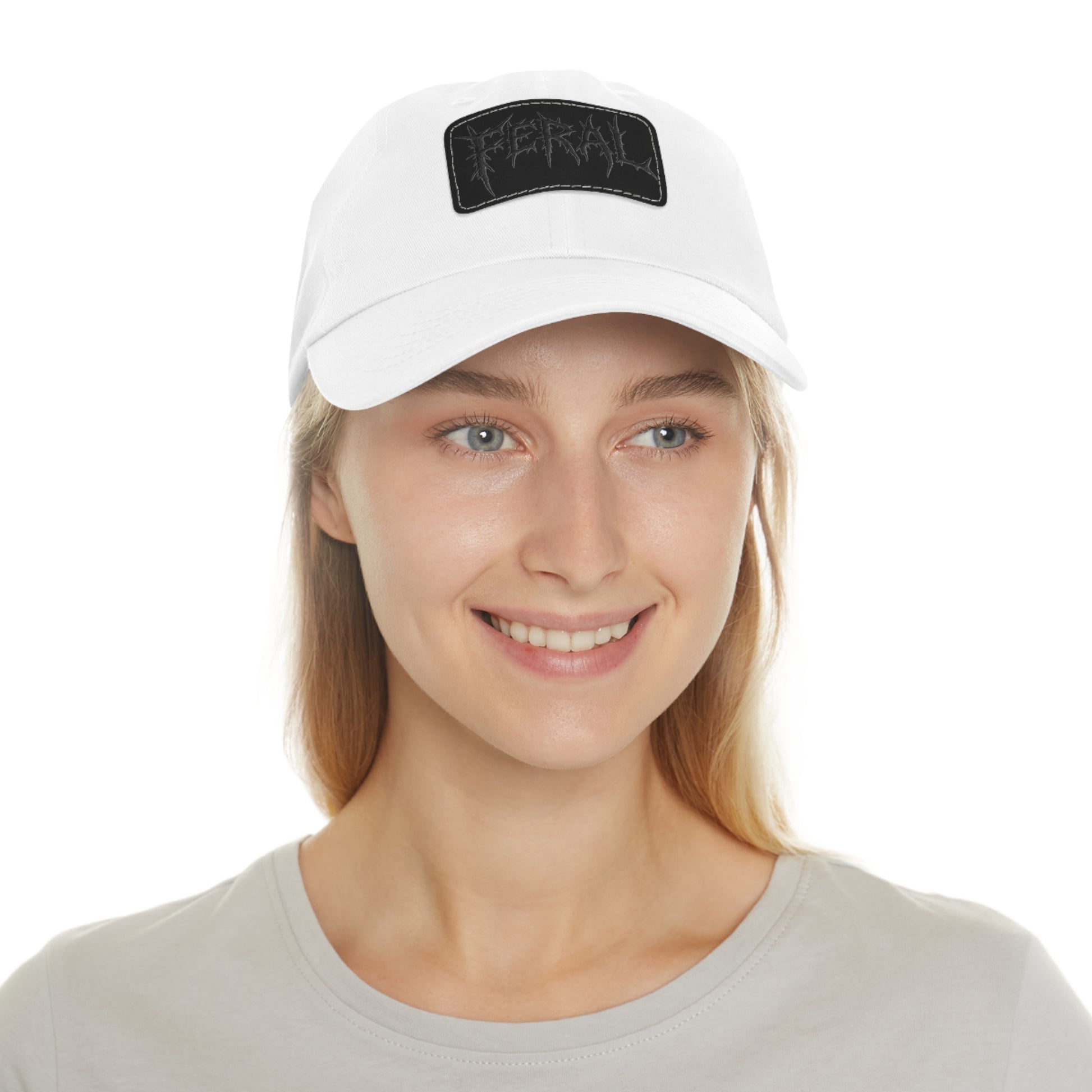 FERAL Embroidered Leather Patch Hat – Trash Cult Supply Co.