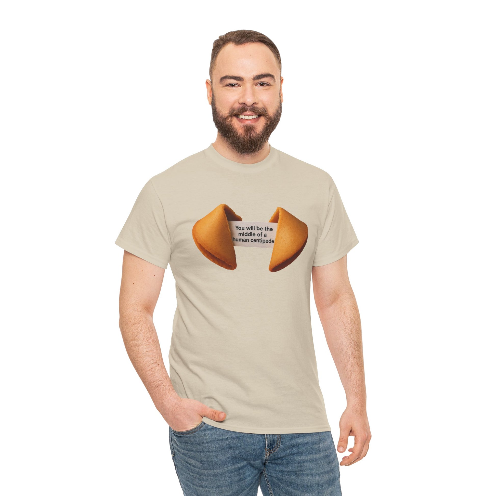 Fortune Cookie Unisex Heavy Cotton Tee - Positive Vibes Shirt