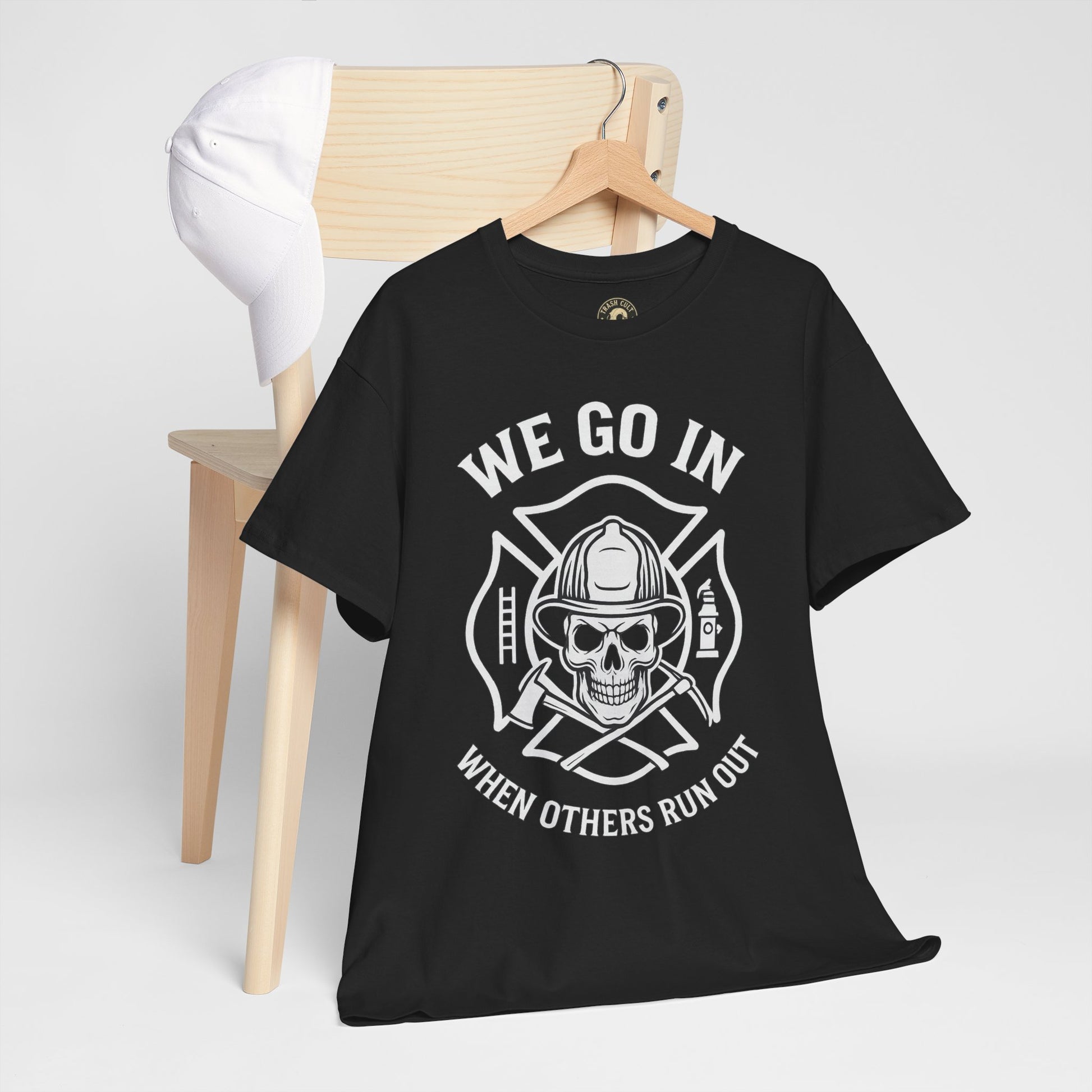 Firefighter Tribute T-Shirt - Bold Design, Heroic Spirit, Unisex Shirt, Gift for Firefighters, Fire Safety Awareness
