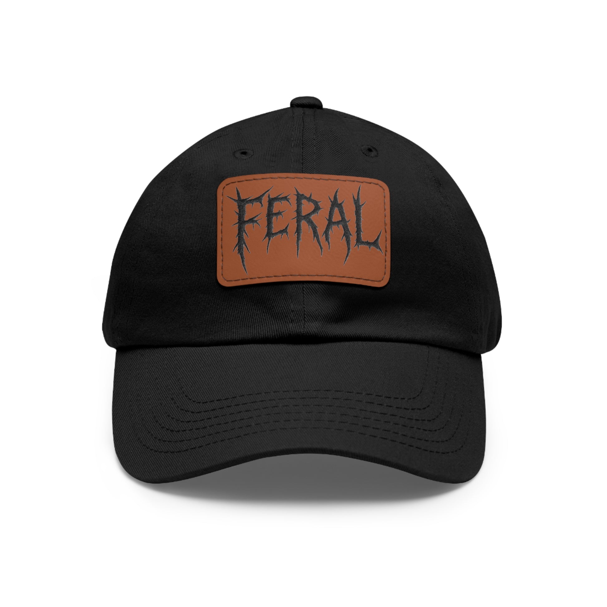 FERAL Embroidered Leather Patch Hat – Trash Cult Supply Co.