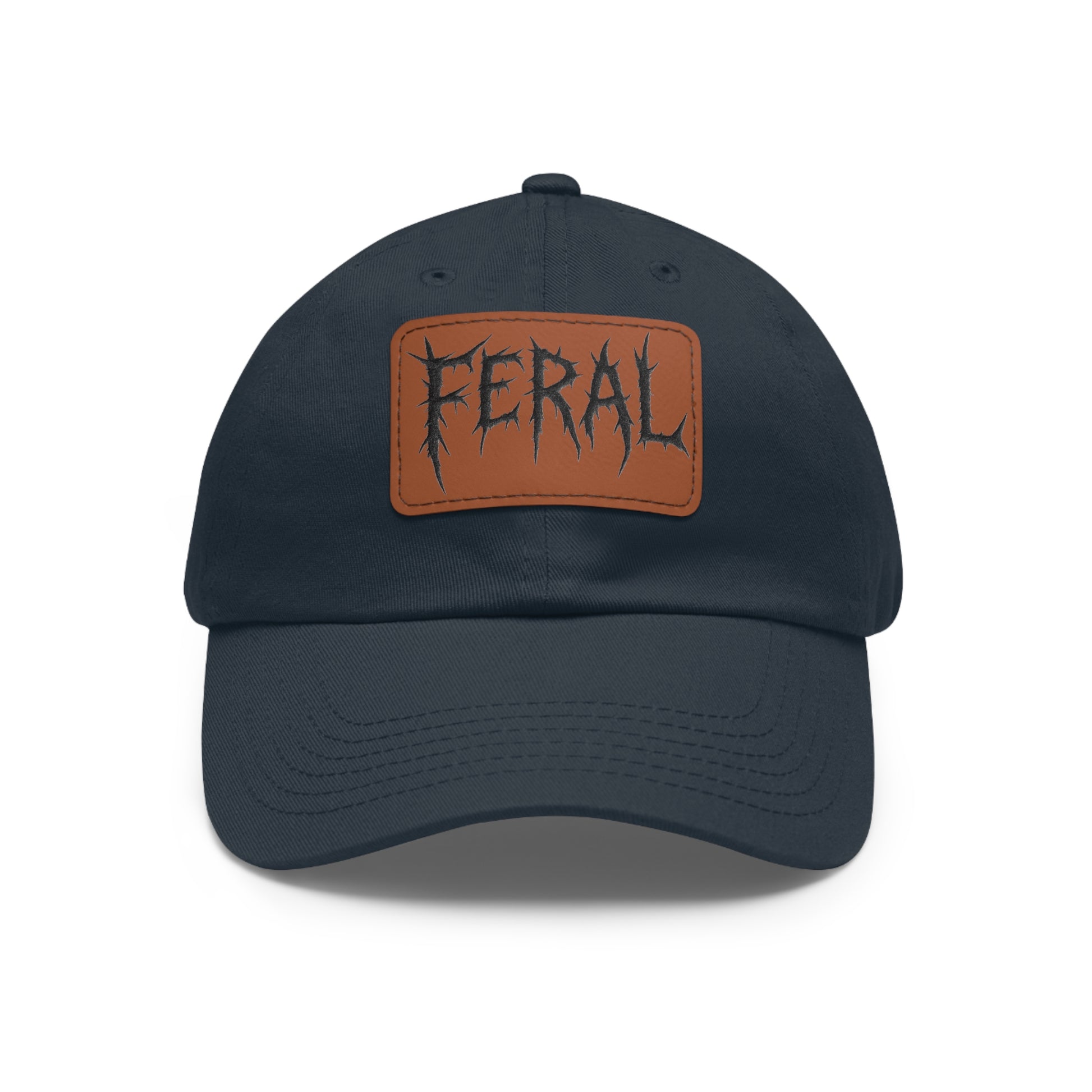 FERAL Embroidered Leather Patch Hat – Trash Cult Supply Co.