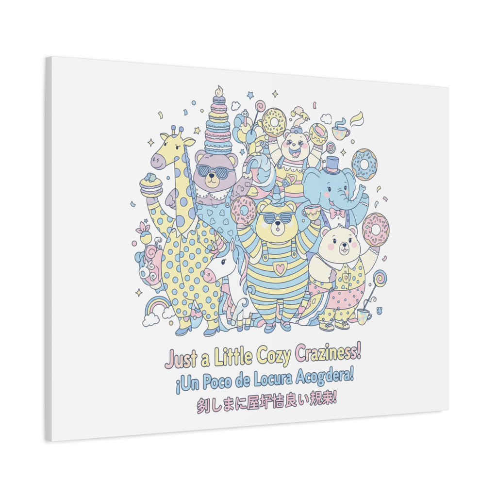 Cozy Craziness Canvas | mildly unhinged cute, whimsical weird