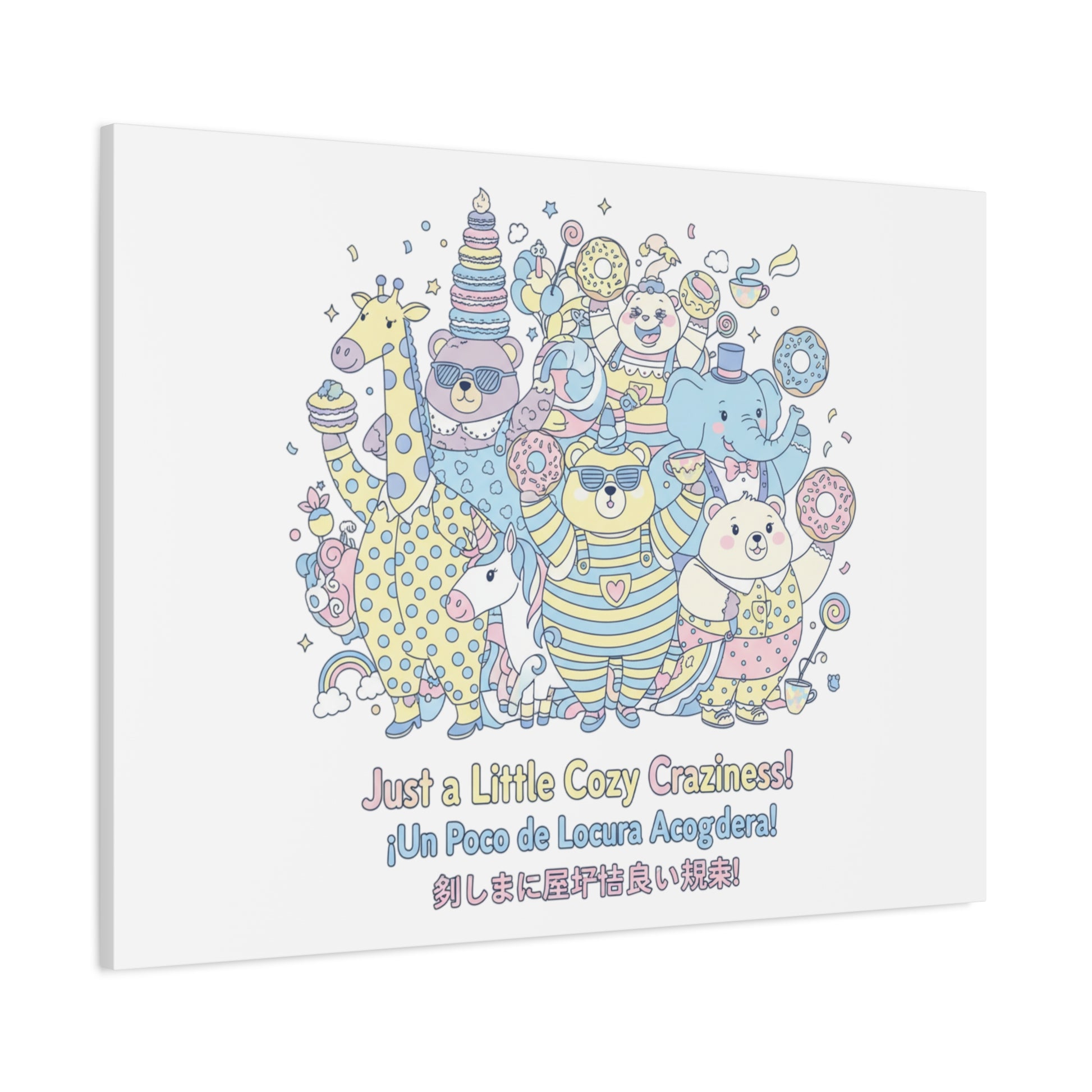 Cozy Craziness Canvas | mildly unhinged cute, whimsical weird
