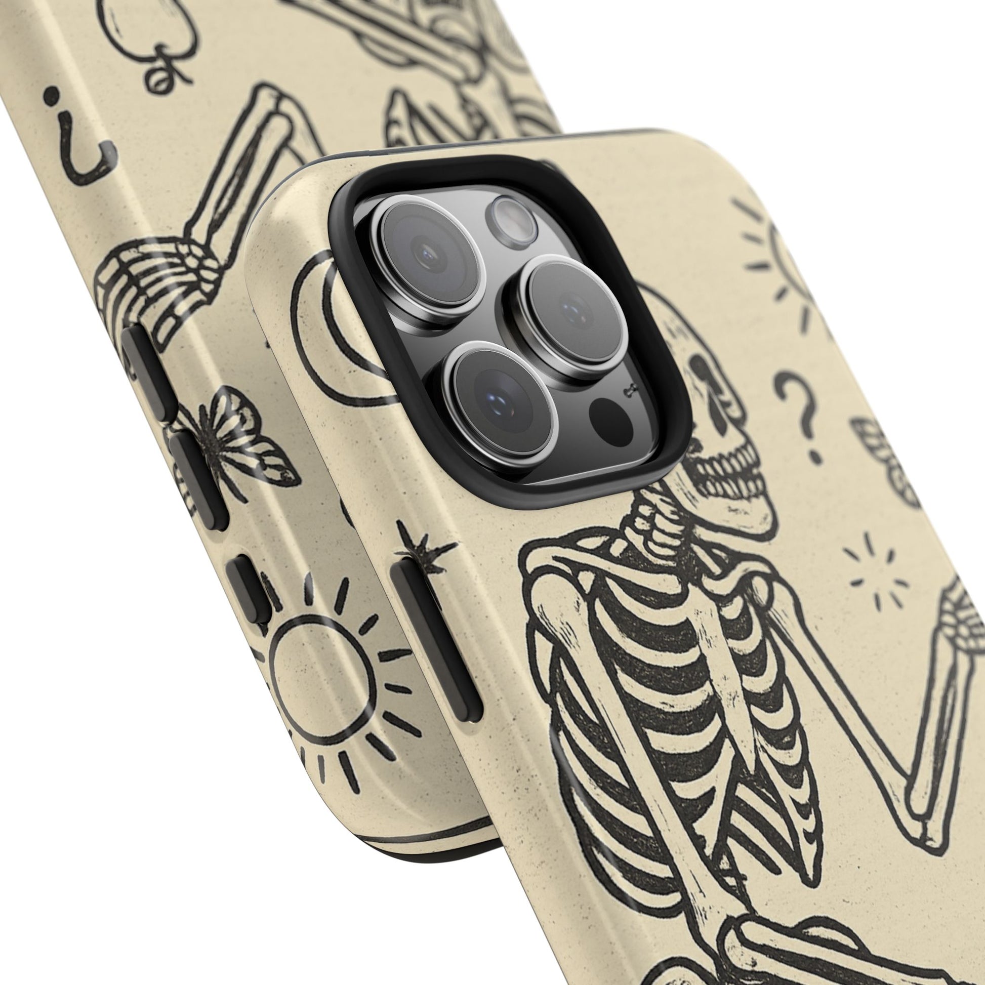 Skeleton ADHD Phone Cases, Unique Phone Cover, Funny ADHD Gift, Quirky Skeleton Design, Cool Accessories for Everyone