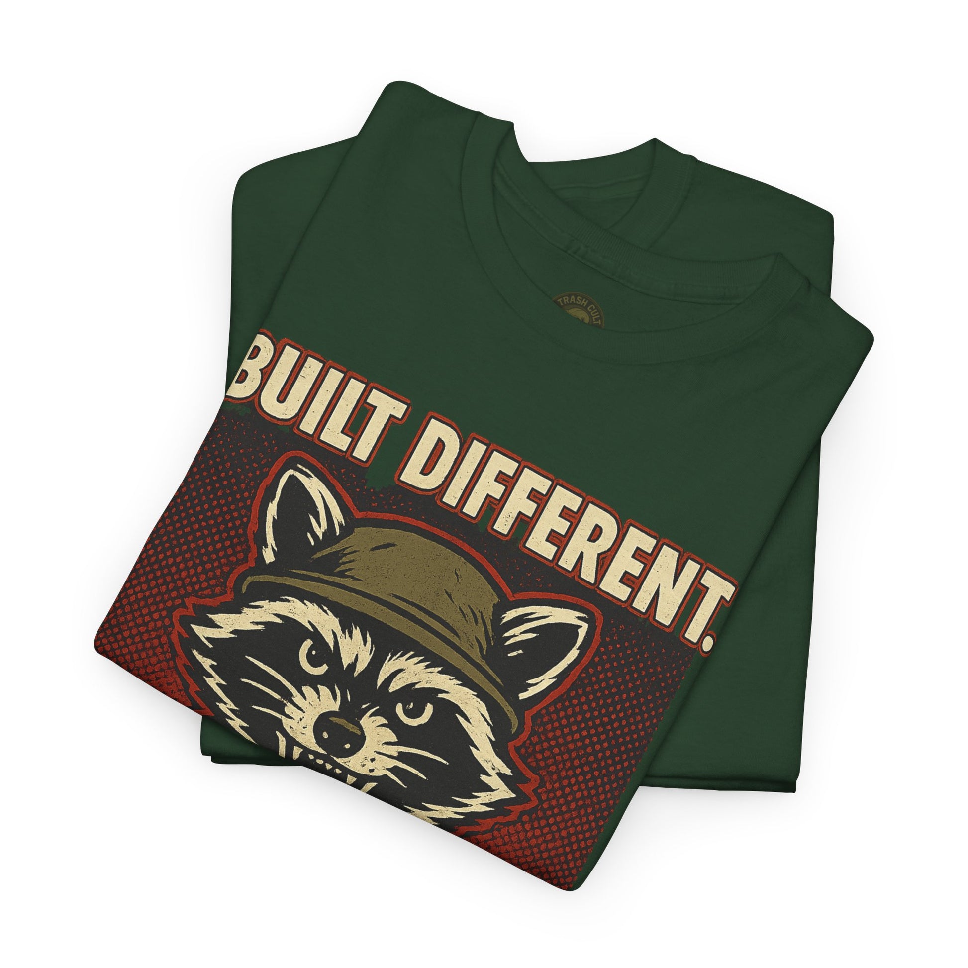Built Different Diagnosed For It Military Raccoon Shirt – Gildan 5000