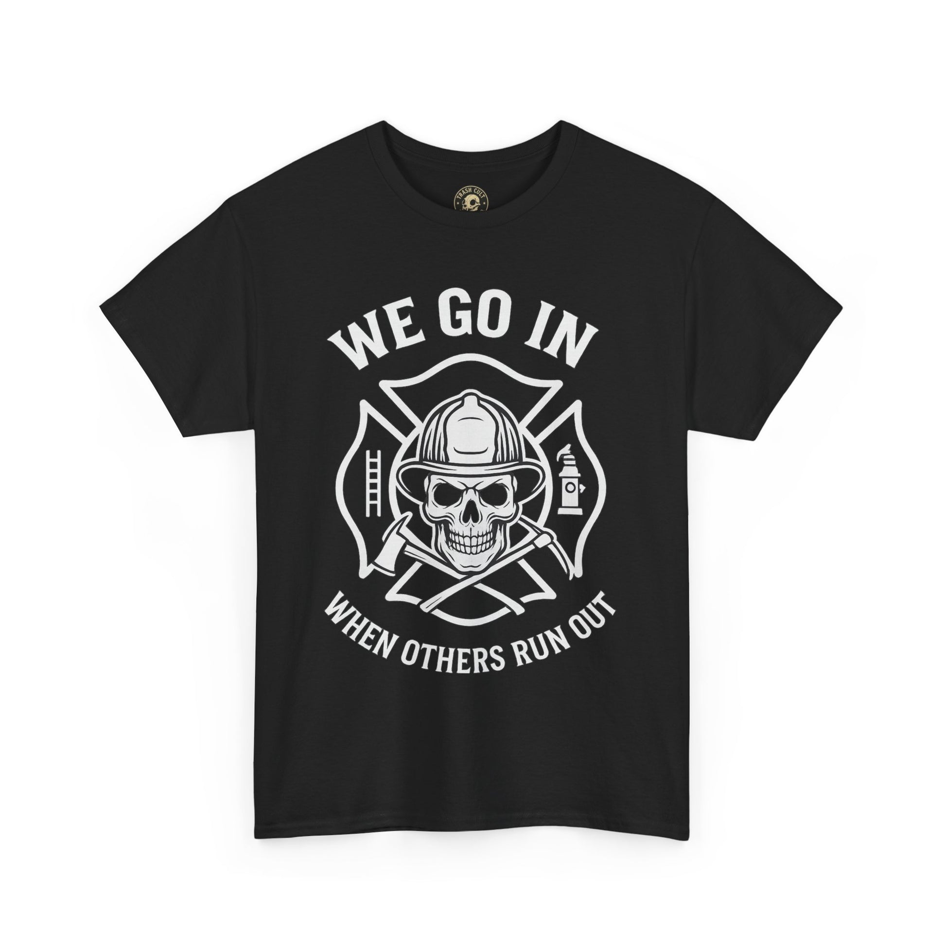 Firefighter Tribute T-Shirt - Bold Design, Heroic Spirit, Unisex Shirt, Gift for Firefighters, Fire Safety Awareness