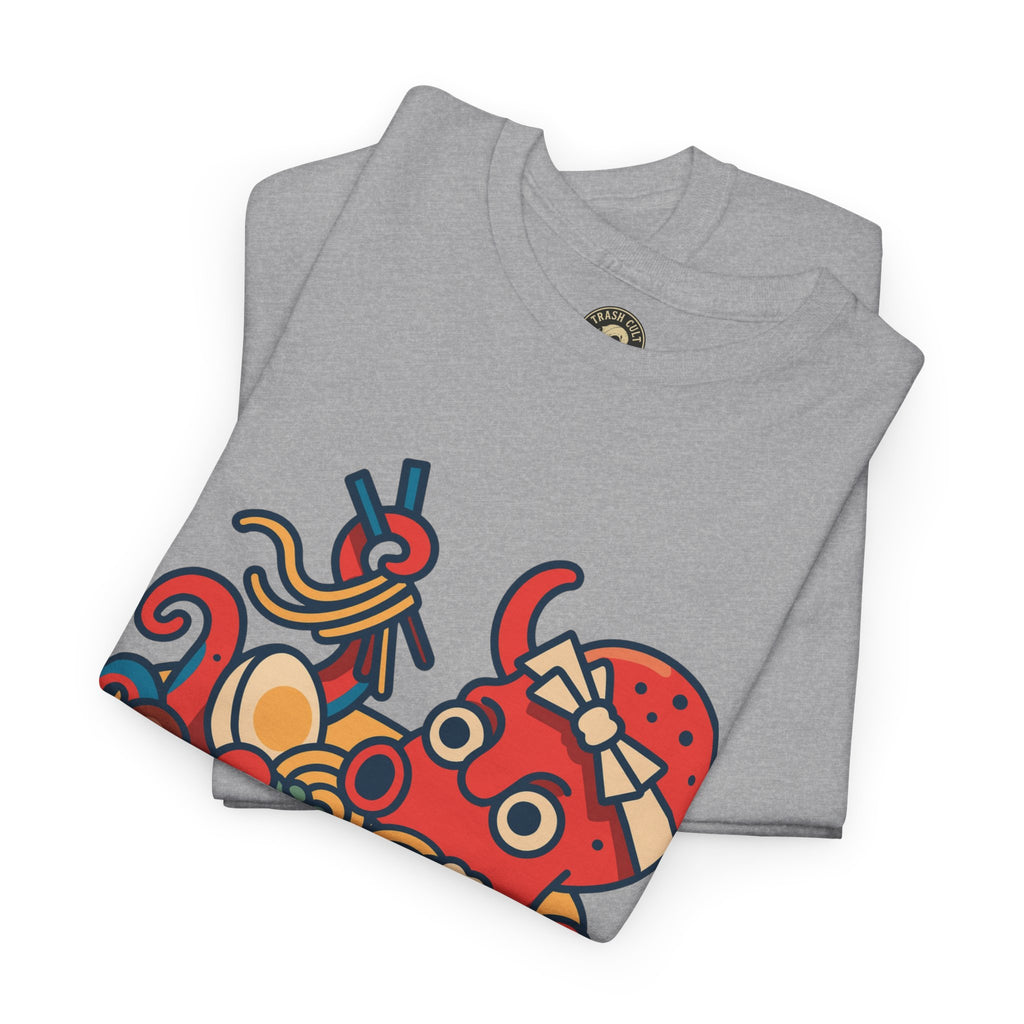 Octopus Ramen Bowl Shirt – Funny Japanese Noodle Graphic Tee