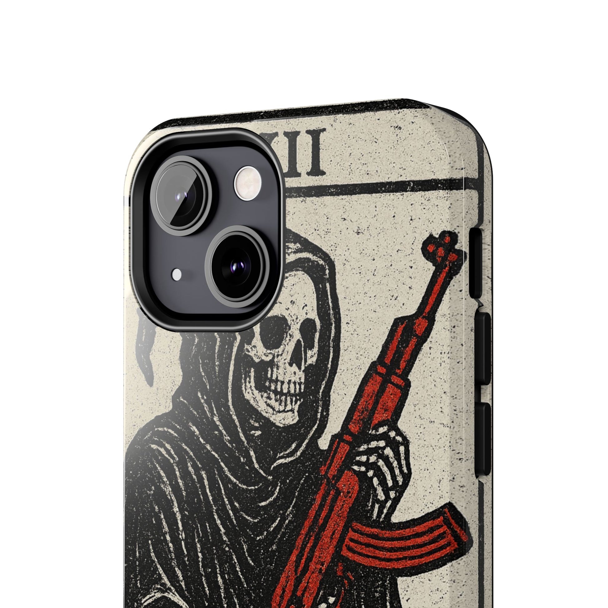 Grim Reaper Phone Case, Tough Phone Case for Gamers, Unique Smartphone Accessories, Halloween Decor, Death-Inspired Gift