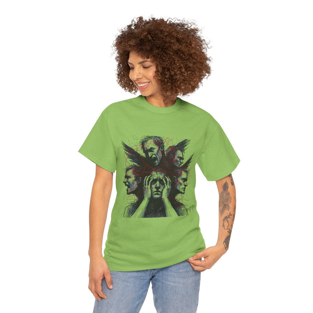 Xian Allen x Trash Cult Shirt – “Loud Inside My Head” | Dark Illustrative Art Tee